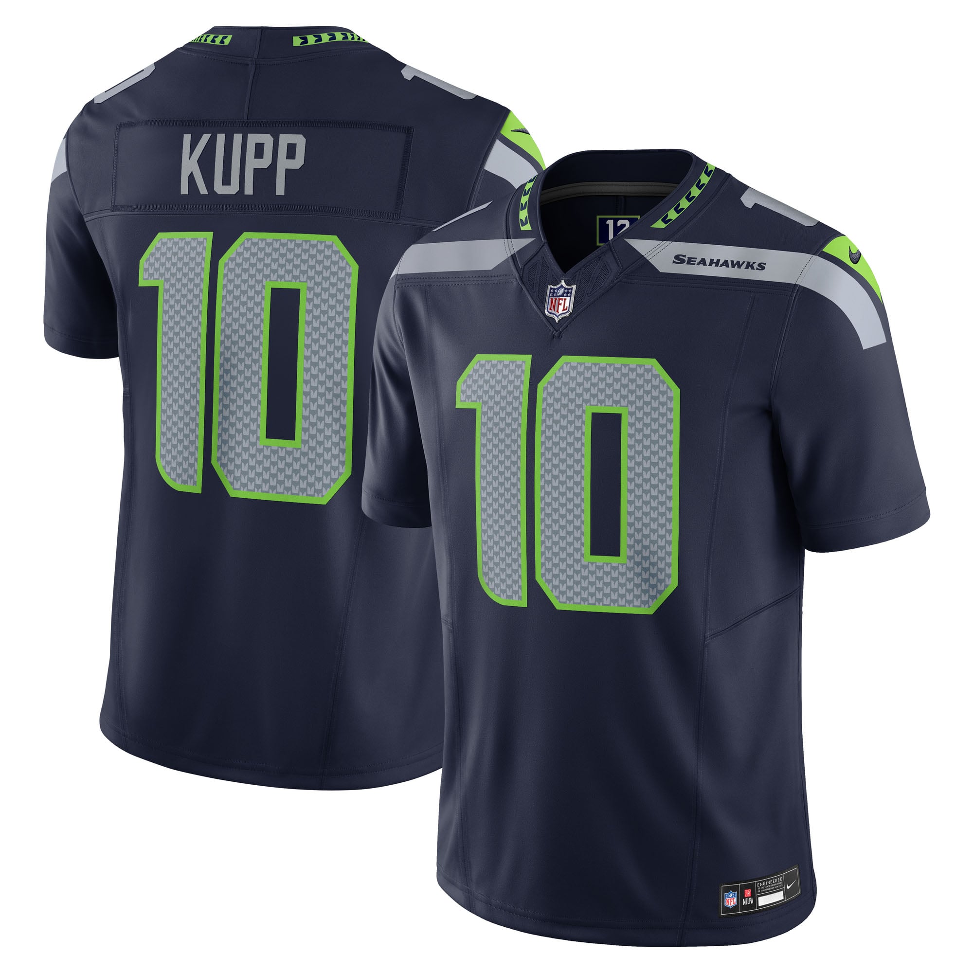 Cooper Kupp Seattle Seahawks Team Vapor F.U.S.E. Limited Jersey - College Navy - Image 2