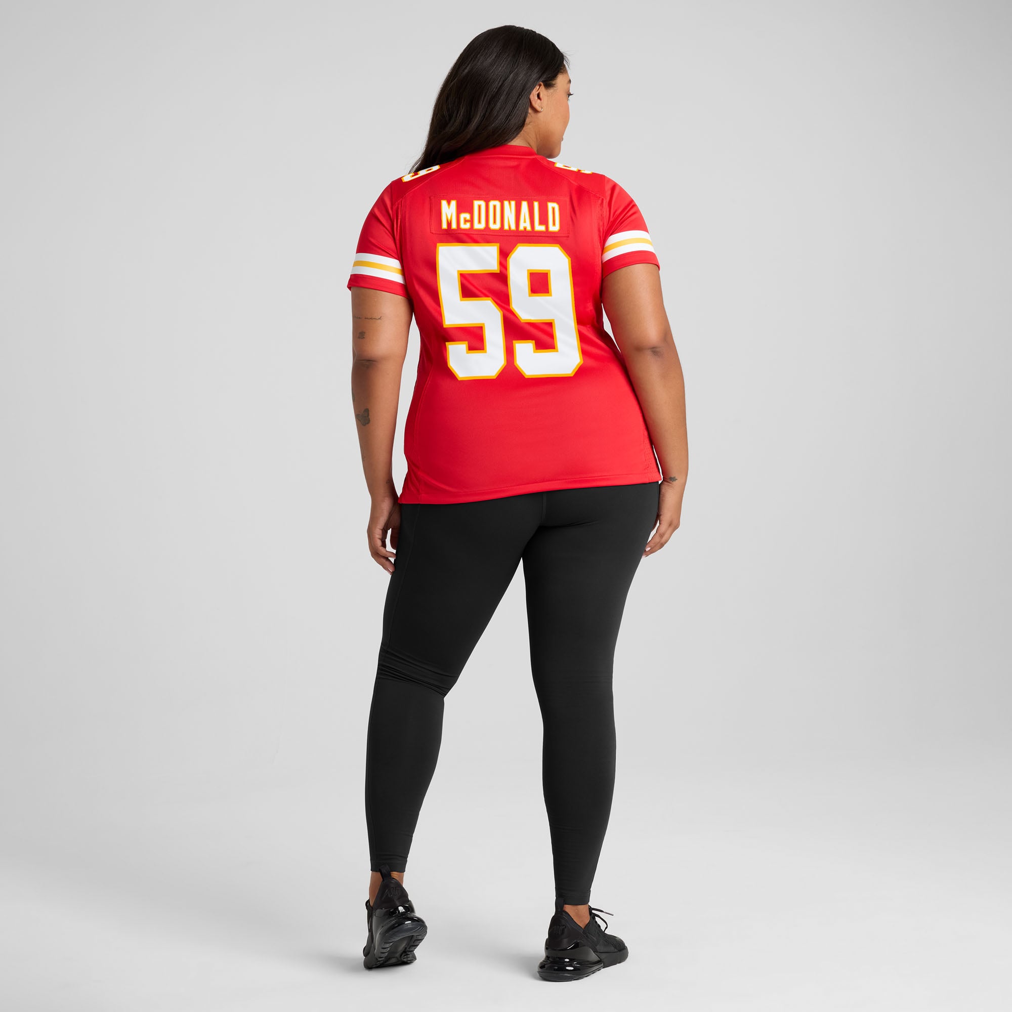 Cooper McDonald Kansas City Chiefs Women's Team Game Jersey - Red - Image 8