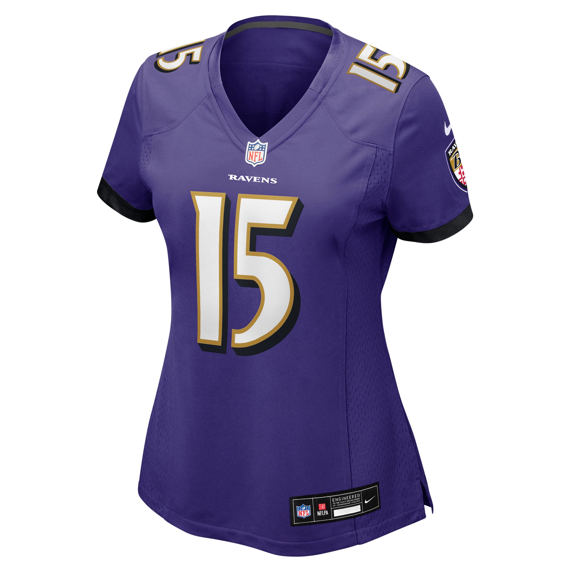 Cooper Rush Baltimore Ravens Women's Team Game Jersey - Purple - Image 3