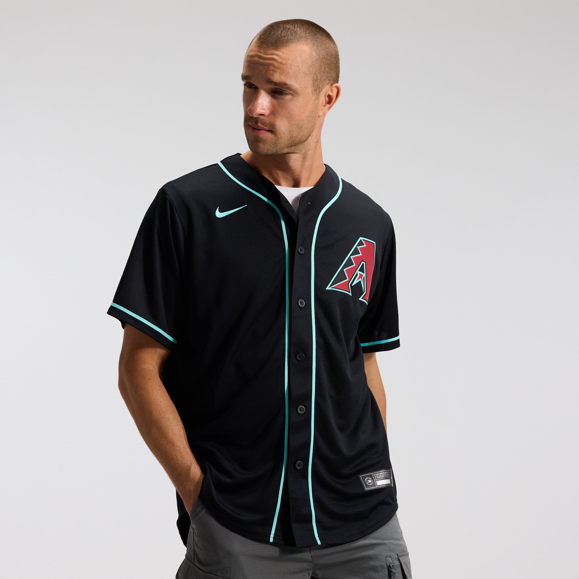 Corbin Carroll Arizona Diamondbacks Alternate 2 Jersey - Black - Image 4