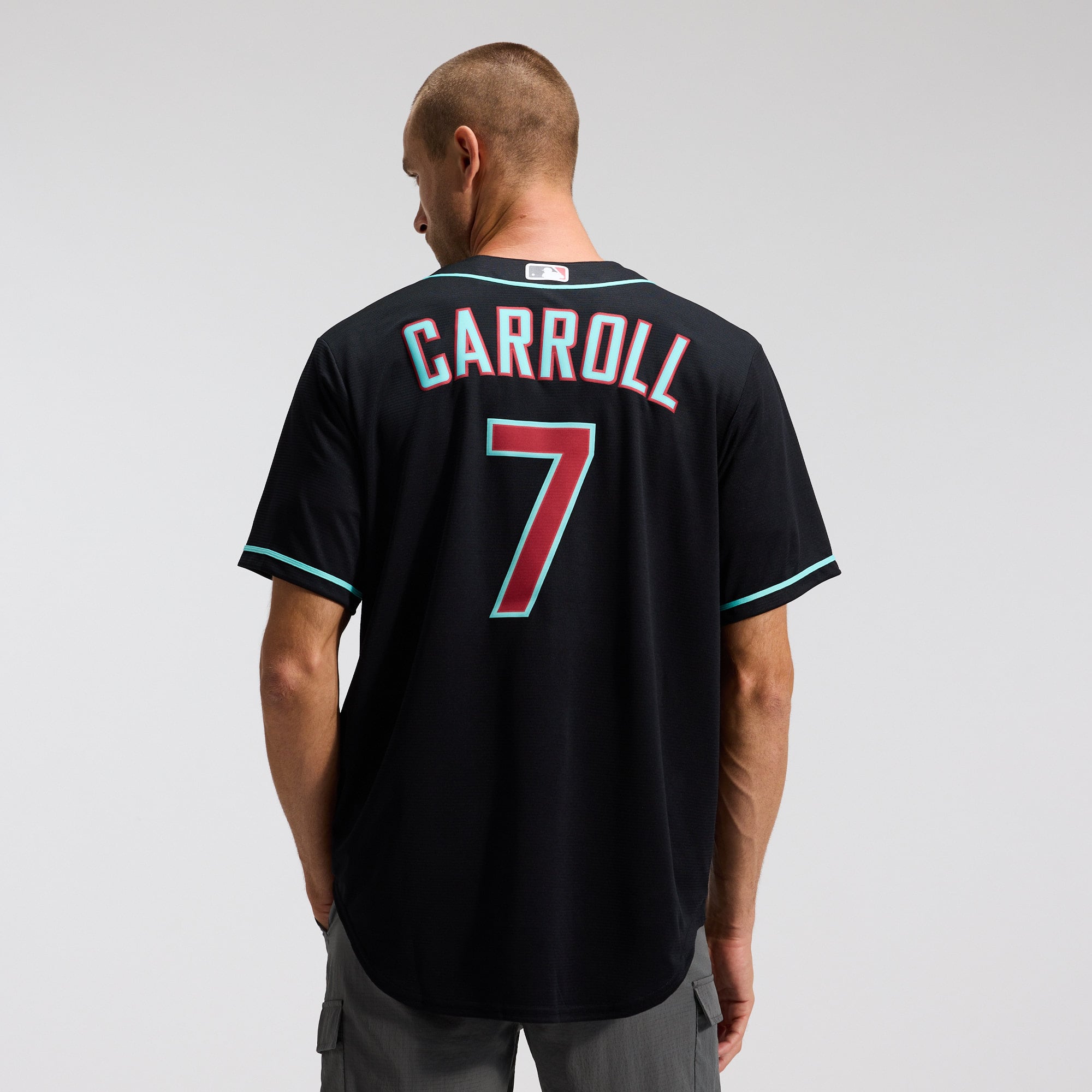 Corbin Carroll Arizona Diamondbacks Alternate Jersey - Black - Image 5
