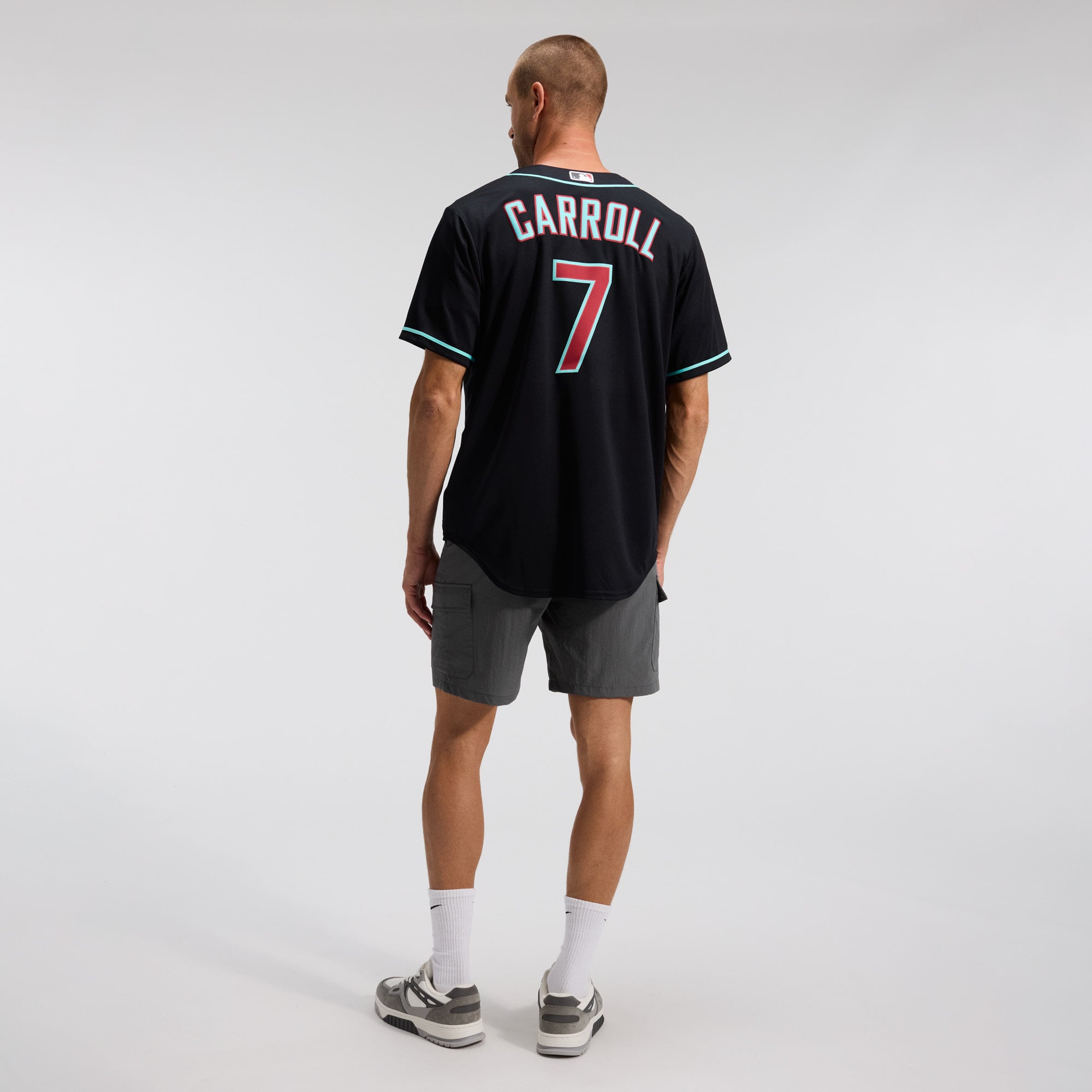 Corbin Carroll Arizona Diamondbacks Alternate Jersey - Black - Image 7