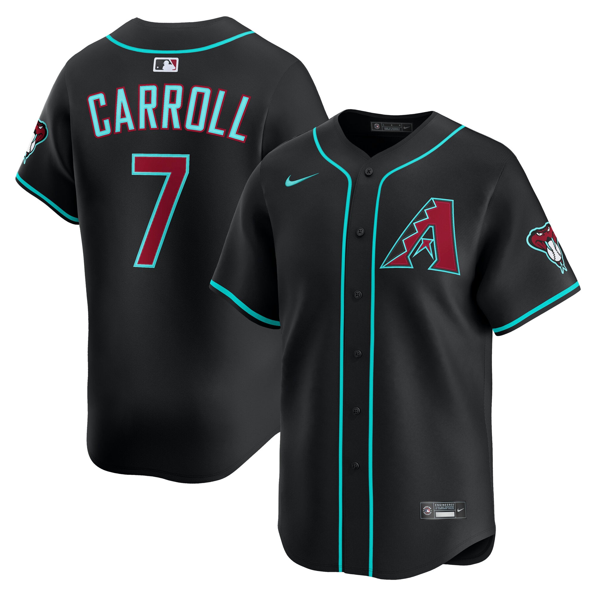 Corbin Carroll Arizona Diamondbacks Alternate Limited Jersey - Red - Black