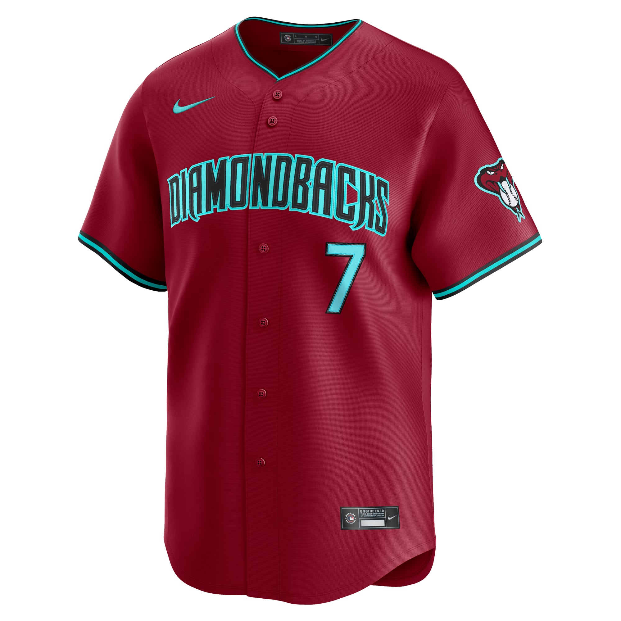 Corbin Carroll Arizona Diamondbacks Alternate Limited Jersey - Red - Crimson - Image 3