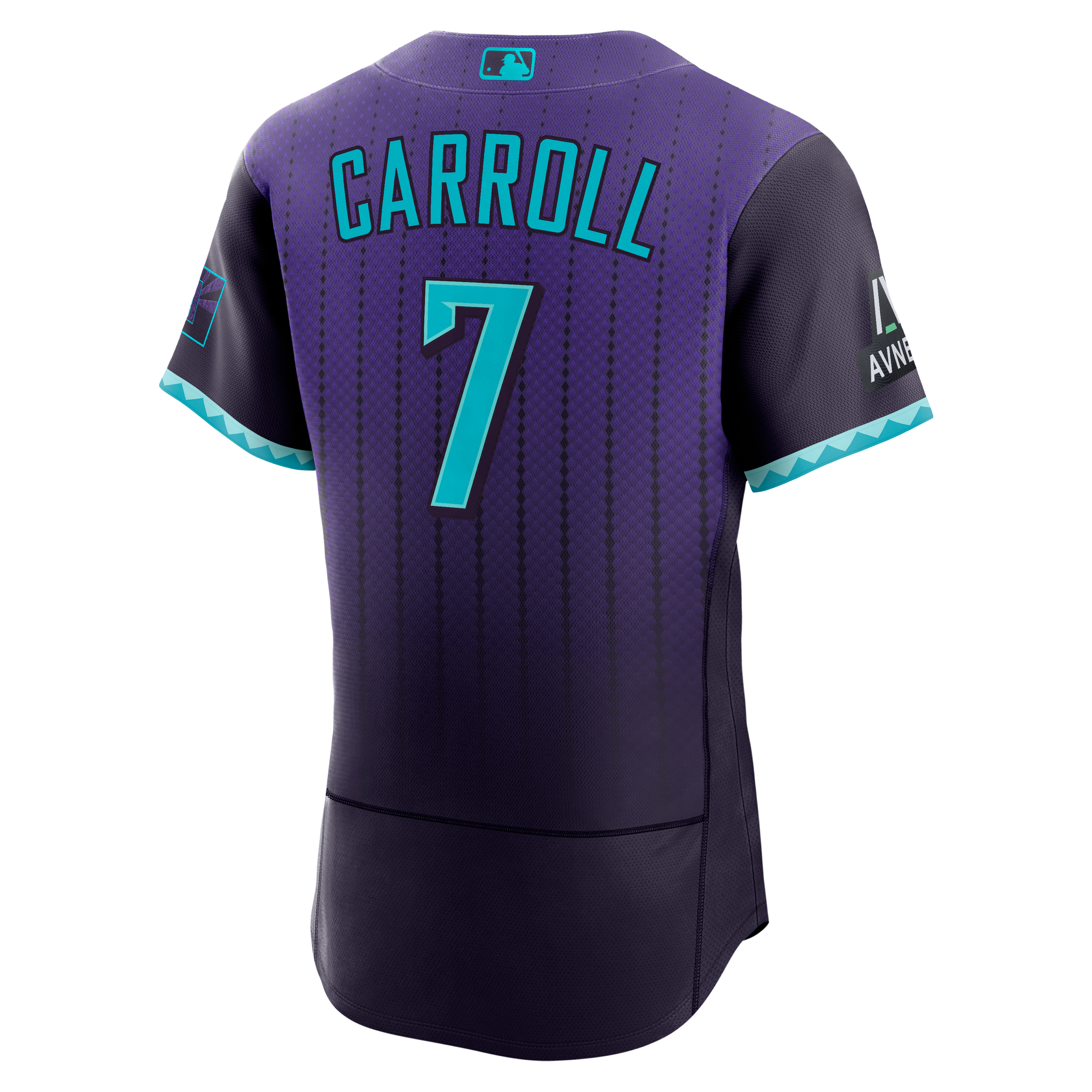 Corbin Carroll Arizona Diamondbacks City Connect Sponsor Patch Jersey - Purple - Image 4