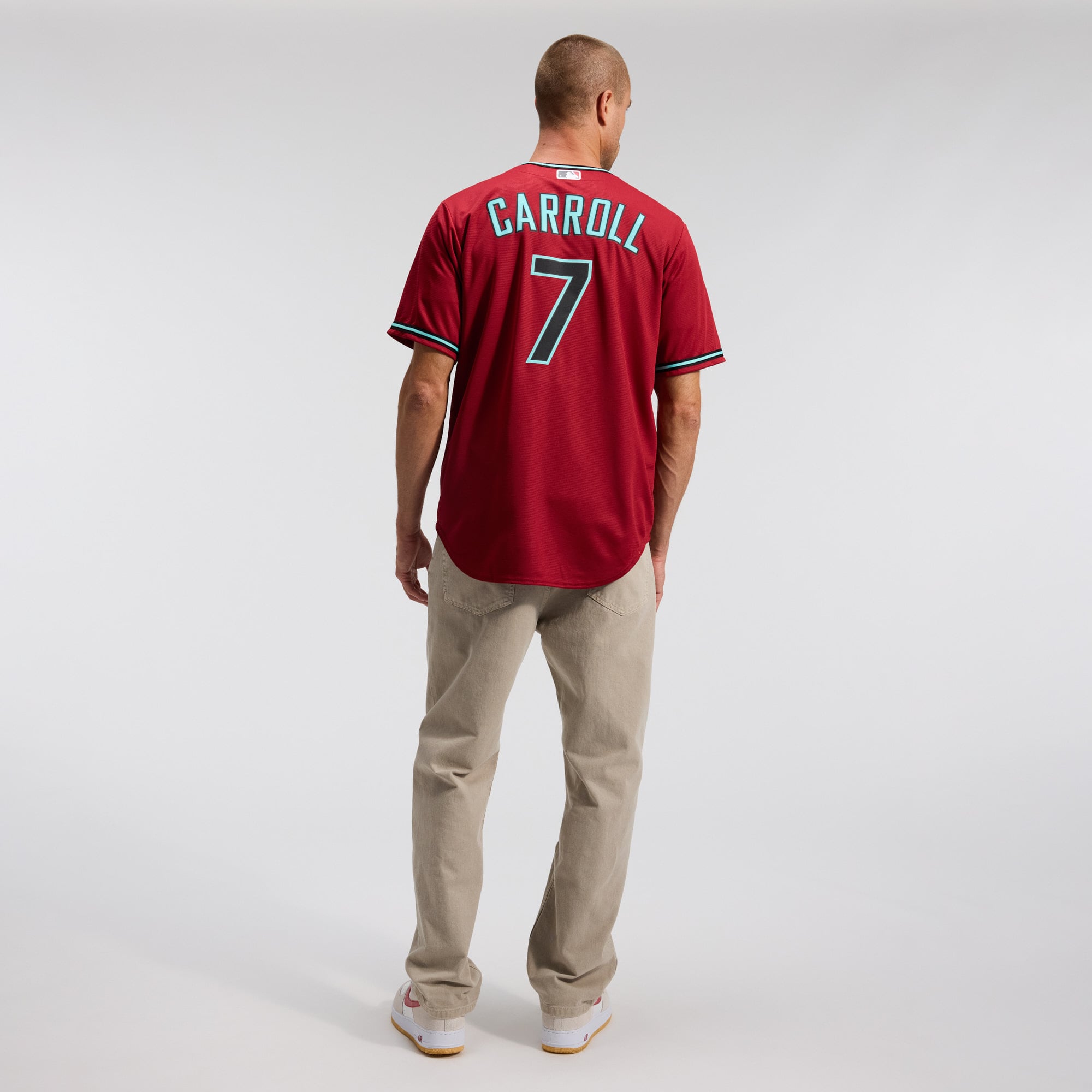 Corbin Carroll Arizona Diamondbacks Road Jersey - Crimson - Image 7