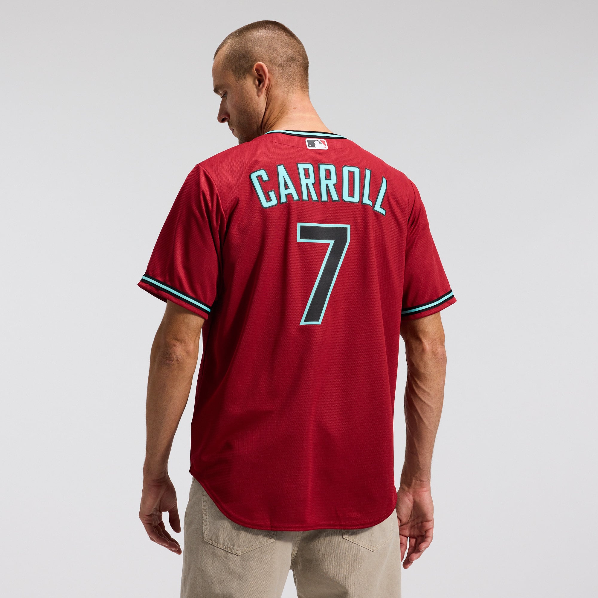 Corbin Carroll Arizona Diamondbacks Road Jersey - Crimson - Image 5