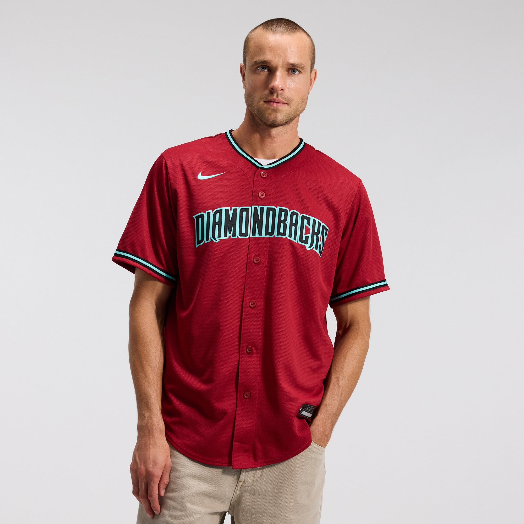 Corbin Carroll Arizona Diamondbacks Road Jersey - Crimson - Image 4