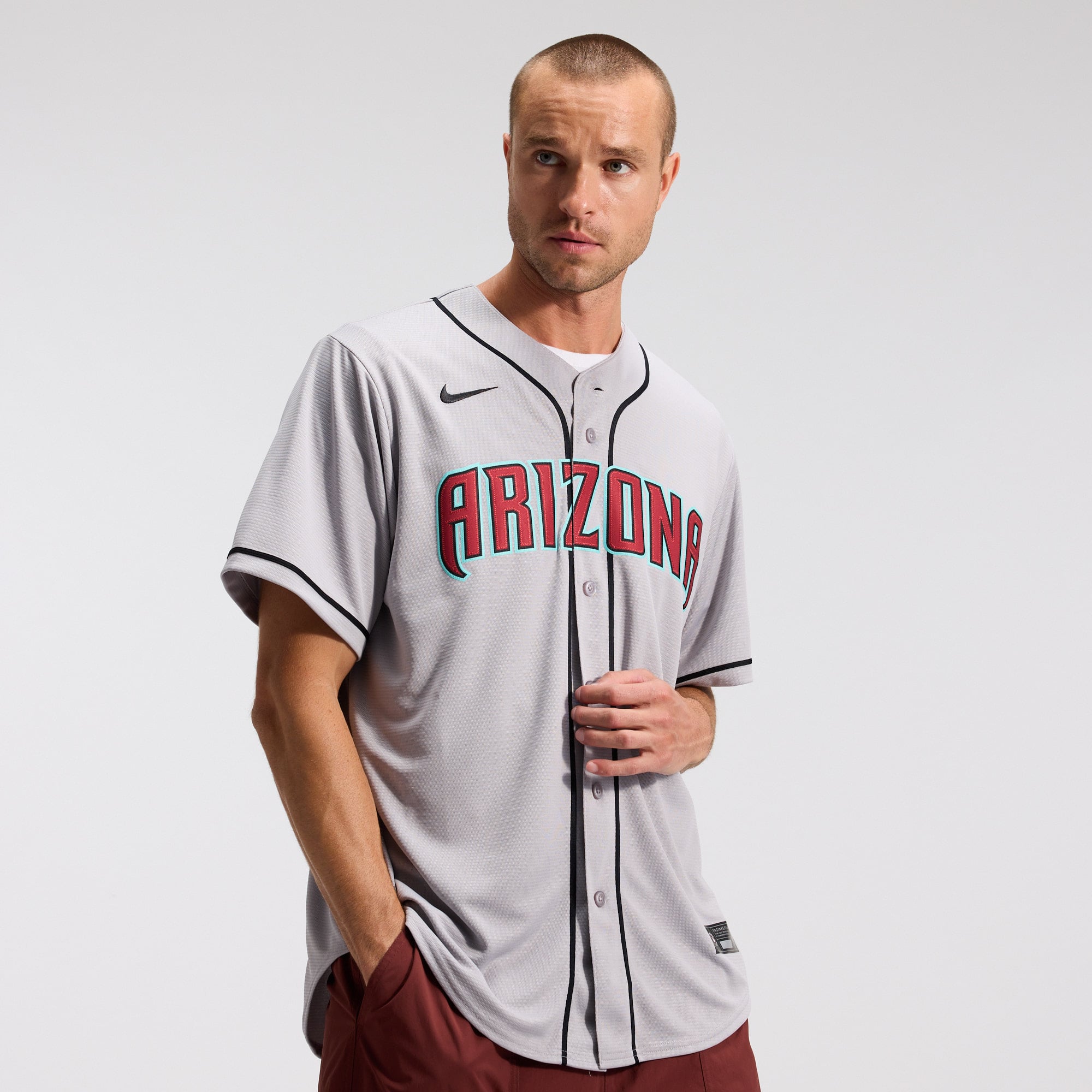 Corbin Carroll Arizona Diamondbacks Road Jersey - Gray - Image 4