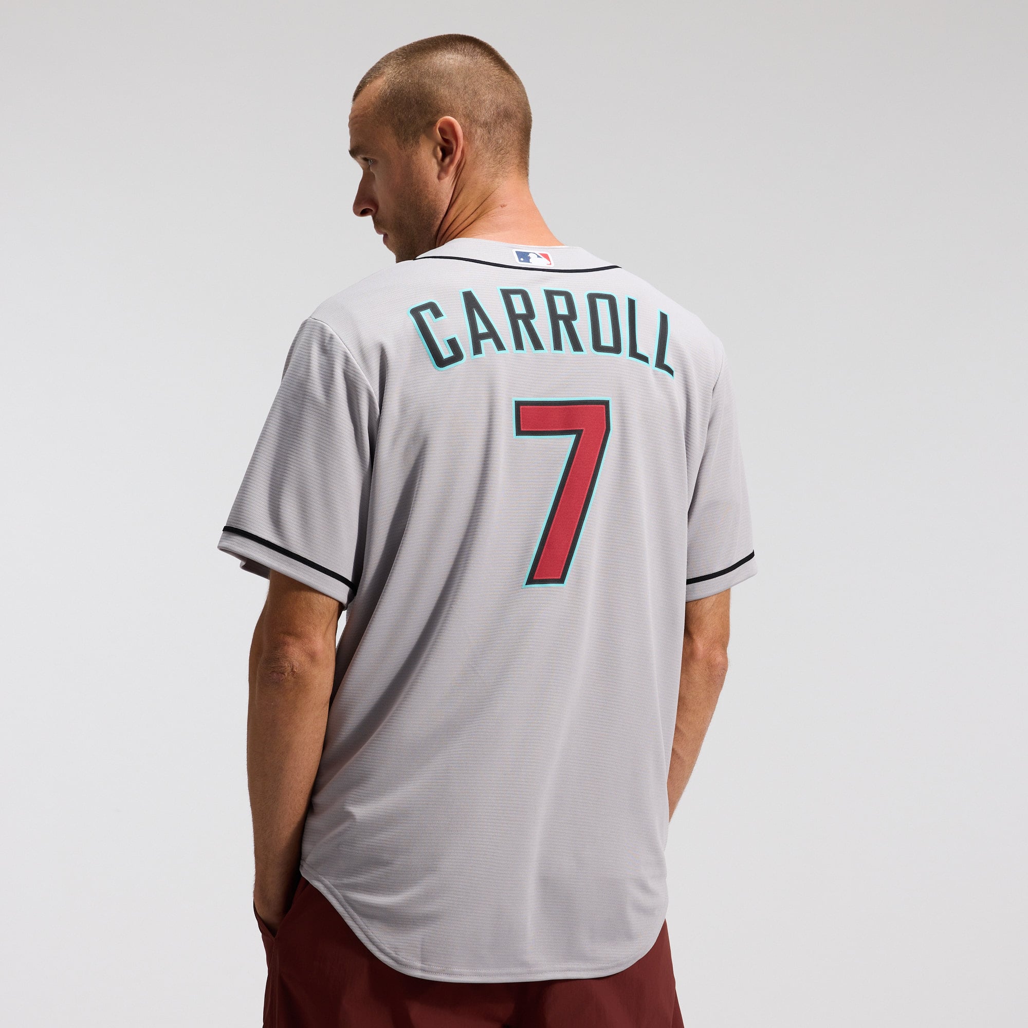 Corbin Carroll Arizona Diamondbacks Road Jersey - Gray - Image 5