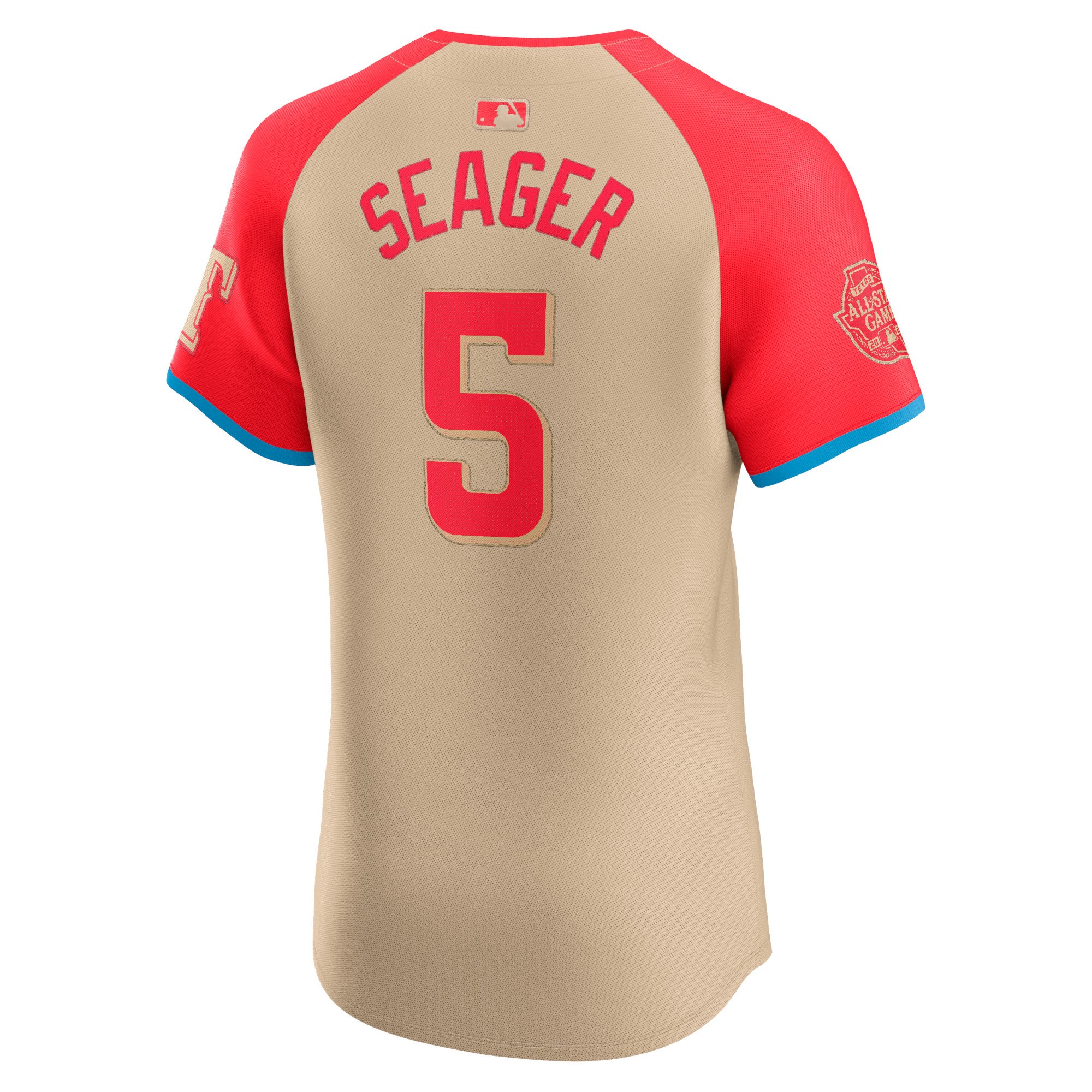 Corey Seager American League 2024 All-Star Game Elite Player Jersey - Cream - Image 4