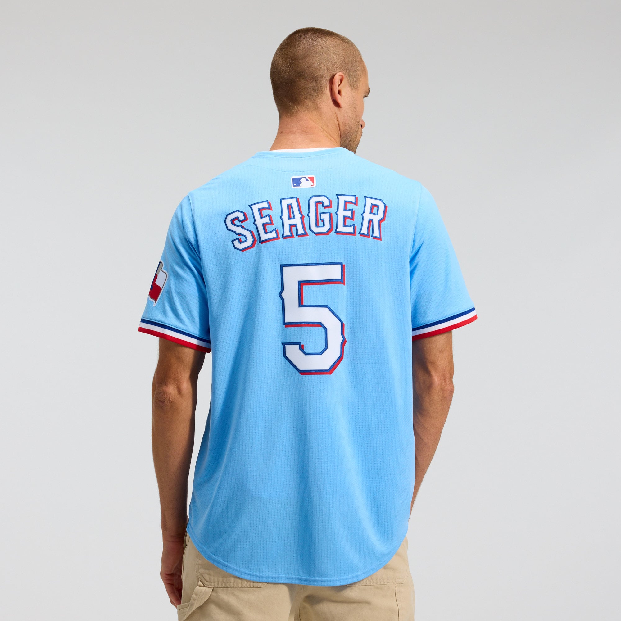 Corey Seager Texas Rangers Alternate Limited Player Jersey - Light Blue - Image 5