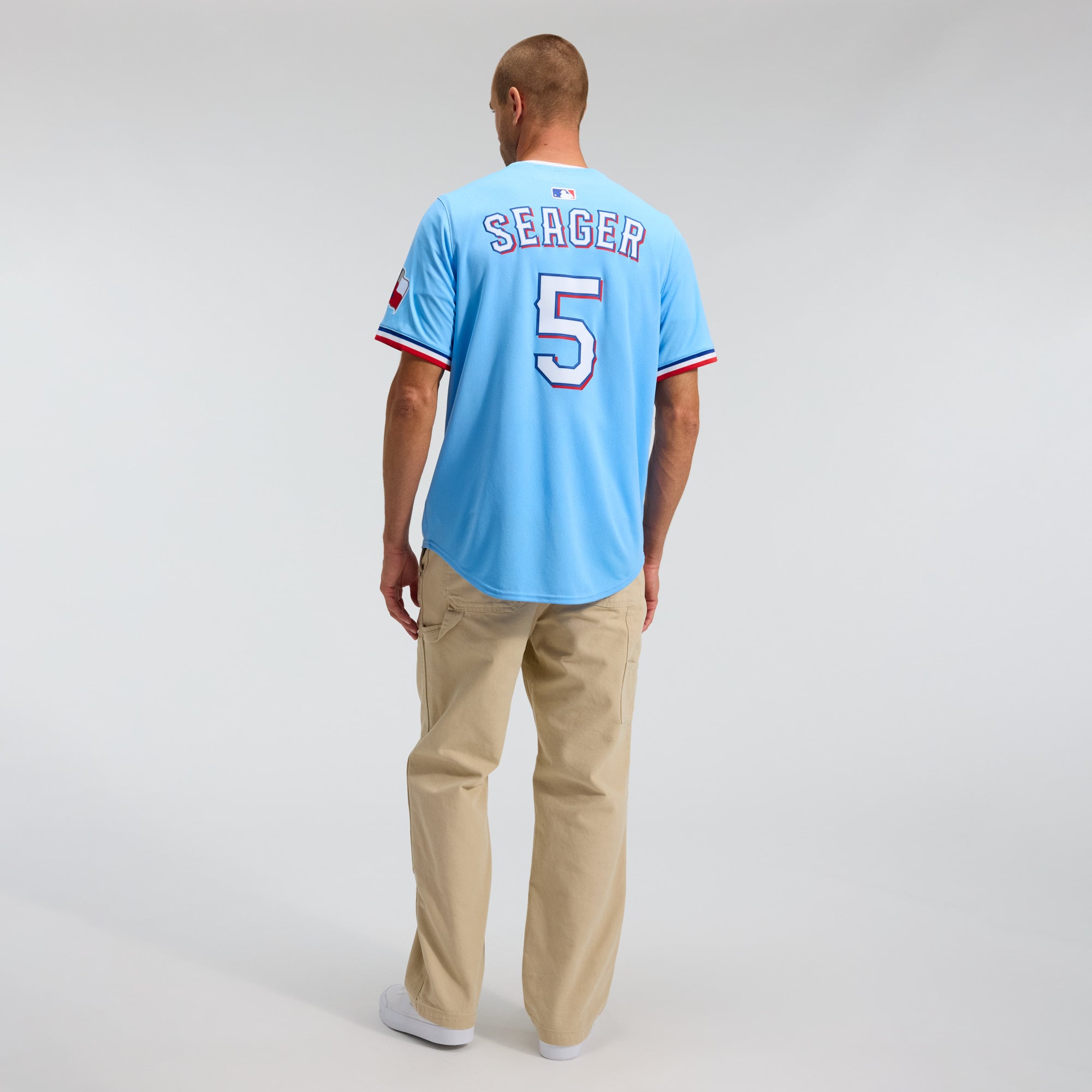 Corey Seager Texas Rangers Alternate Limited Player Jersey - Light Blue - Image 7