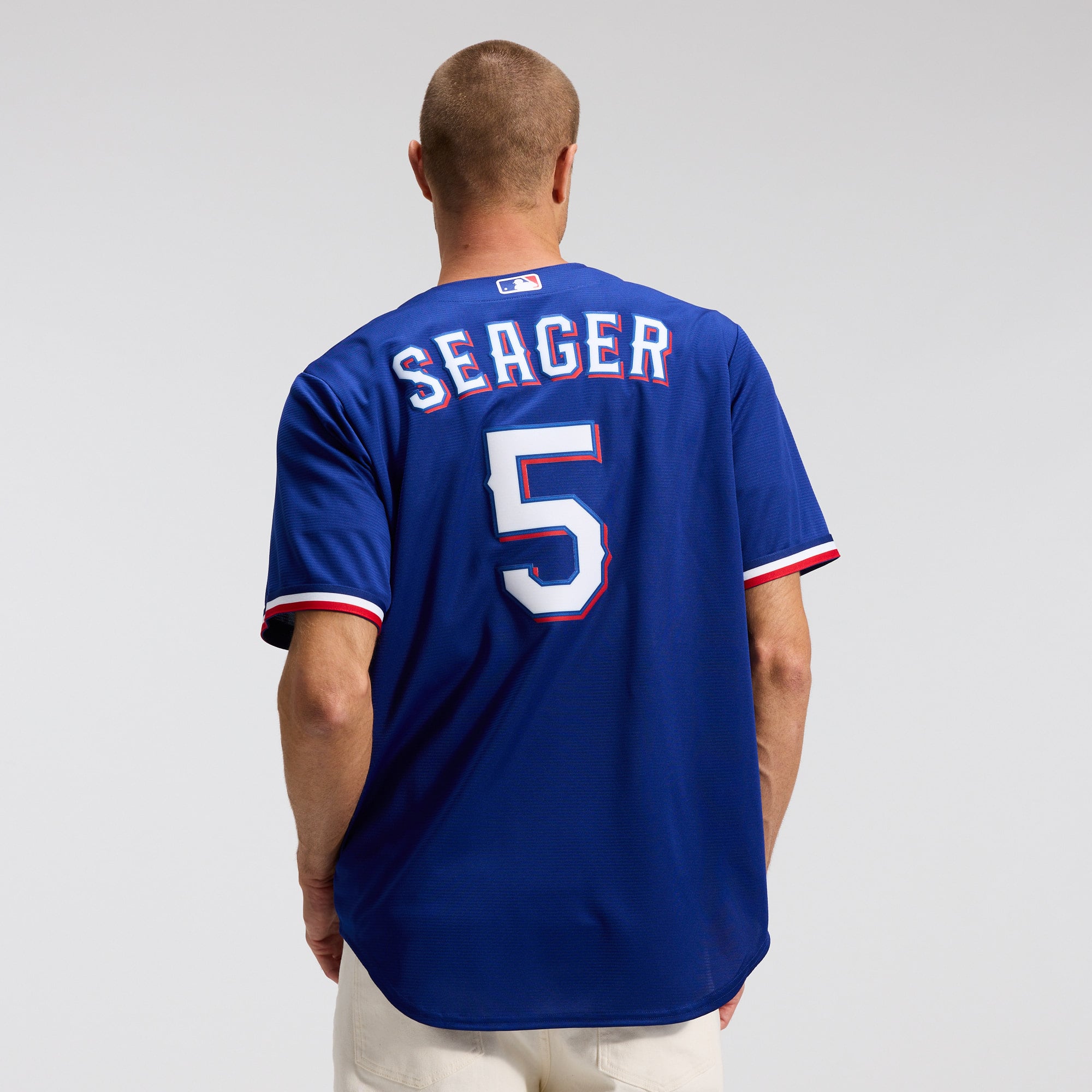 Corey Seager Texas Rangers Road Jersey - Deep Royal - Image 5