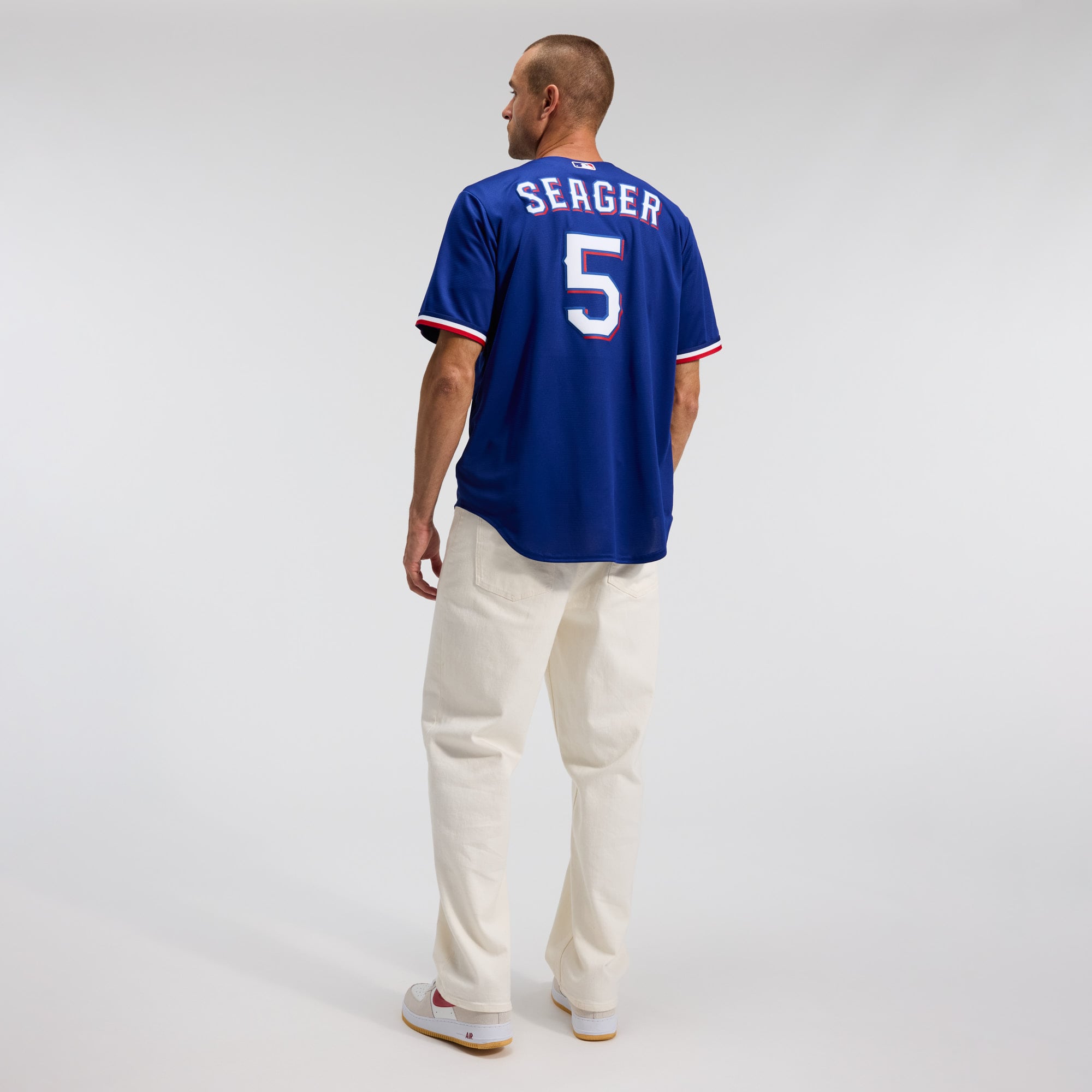 Corey Seager Texas Rangers Road Jersey - Deep Royal - Image 7