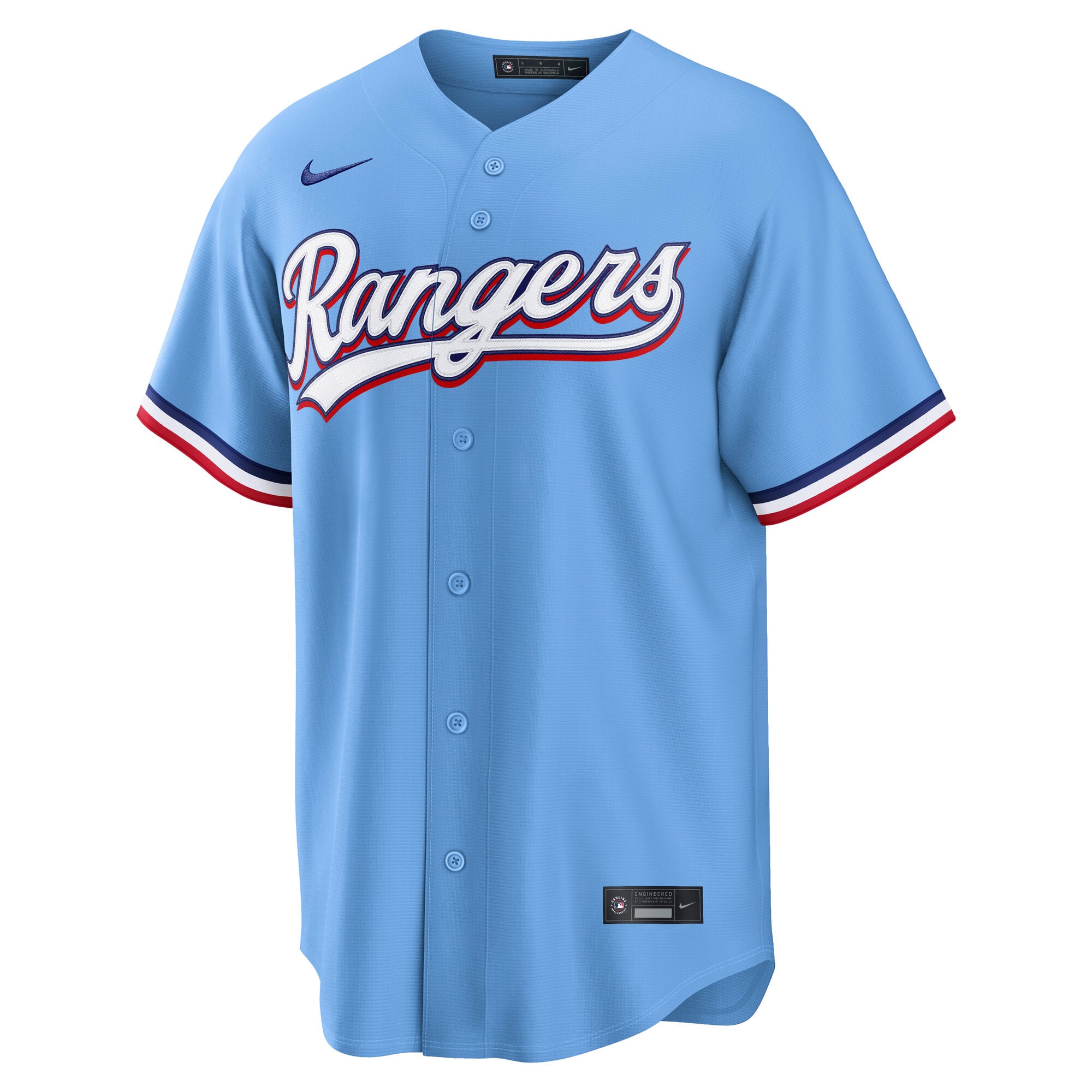 Corey Seager Texas Rangers Road Jersey - Light Blue - Image 3