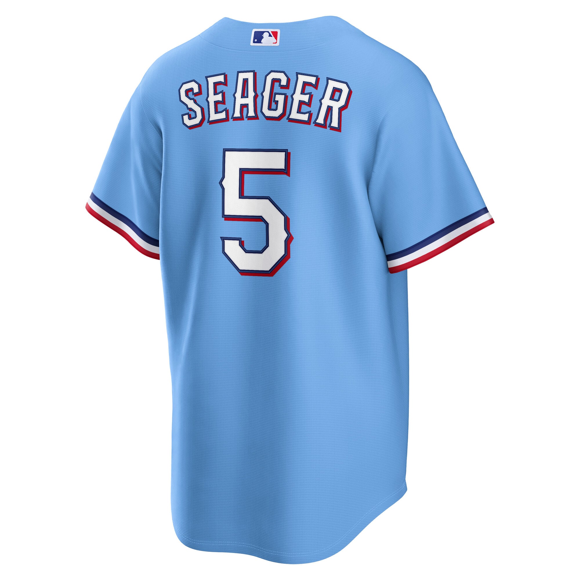 Corey Seager Texas Rangers Road Jersey - Light Blue - Image 4