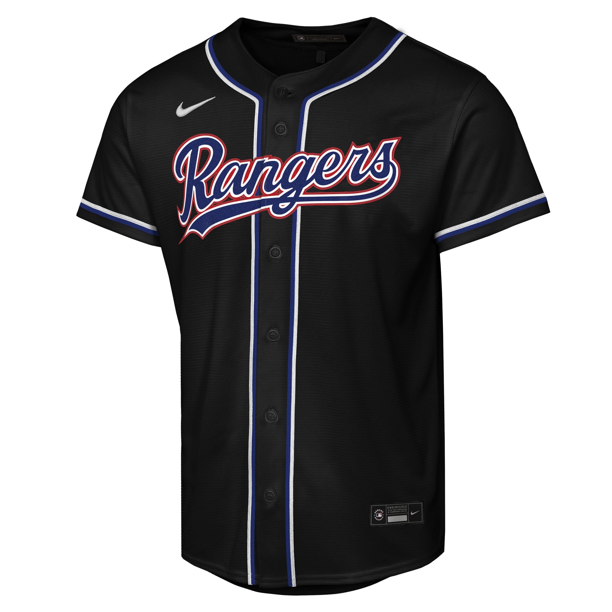 Corey Seager Texas Rangers Youth Fashion Player Jersey - Black - Image 3