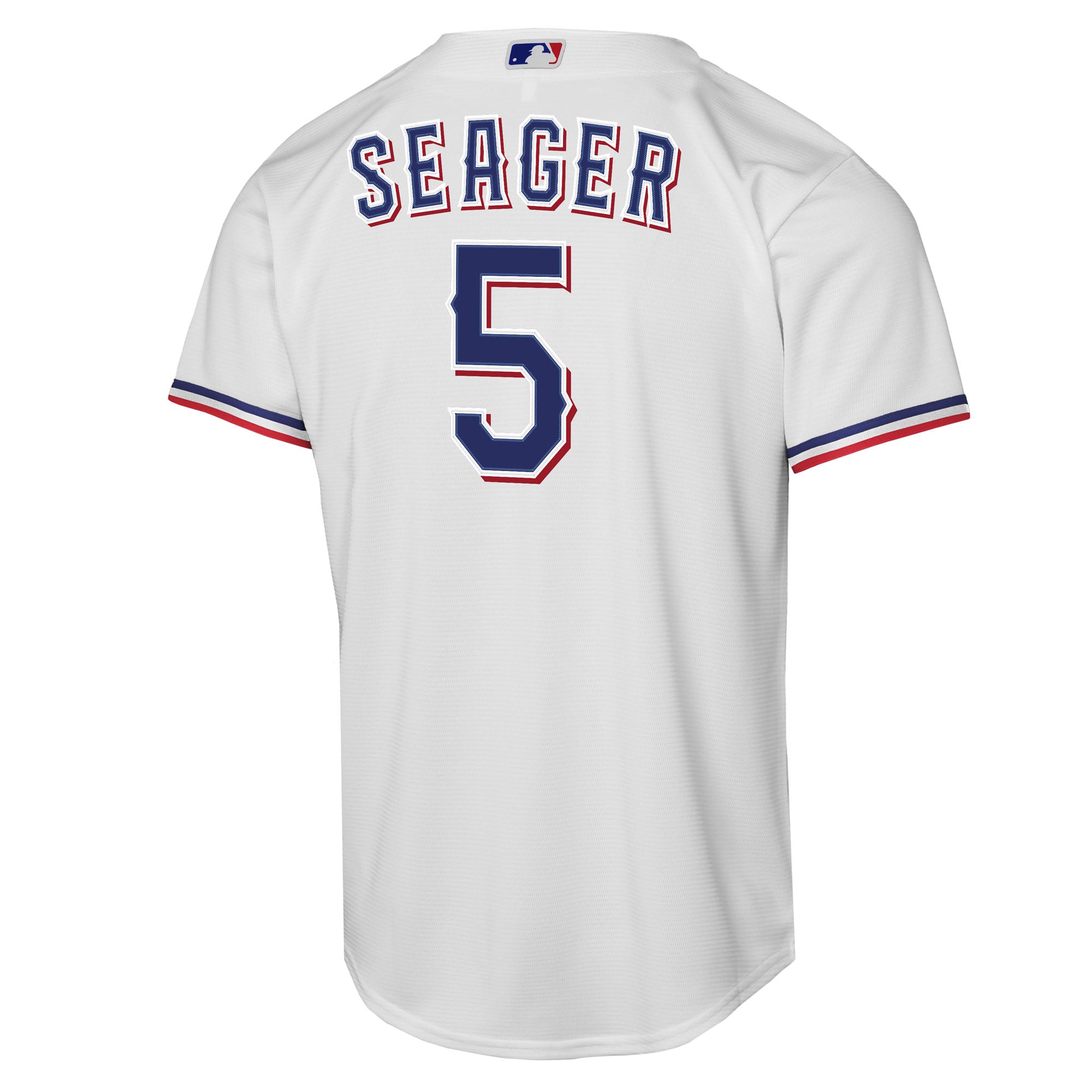 Corey Seager Texas Rangers Youth Home Player Jersey - White - Image 4
