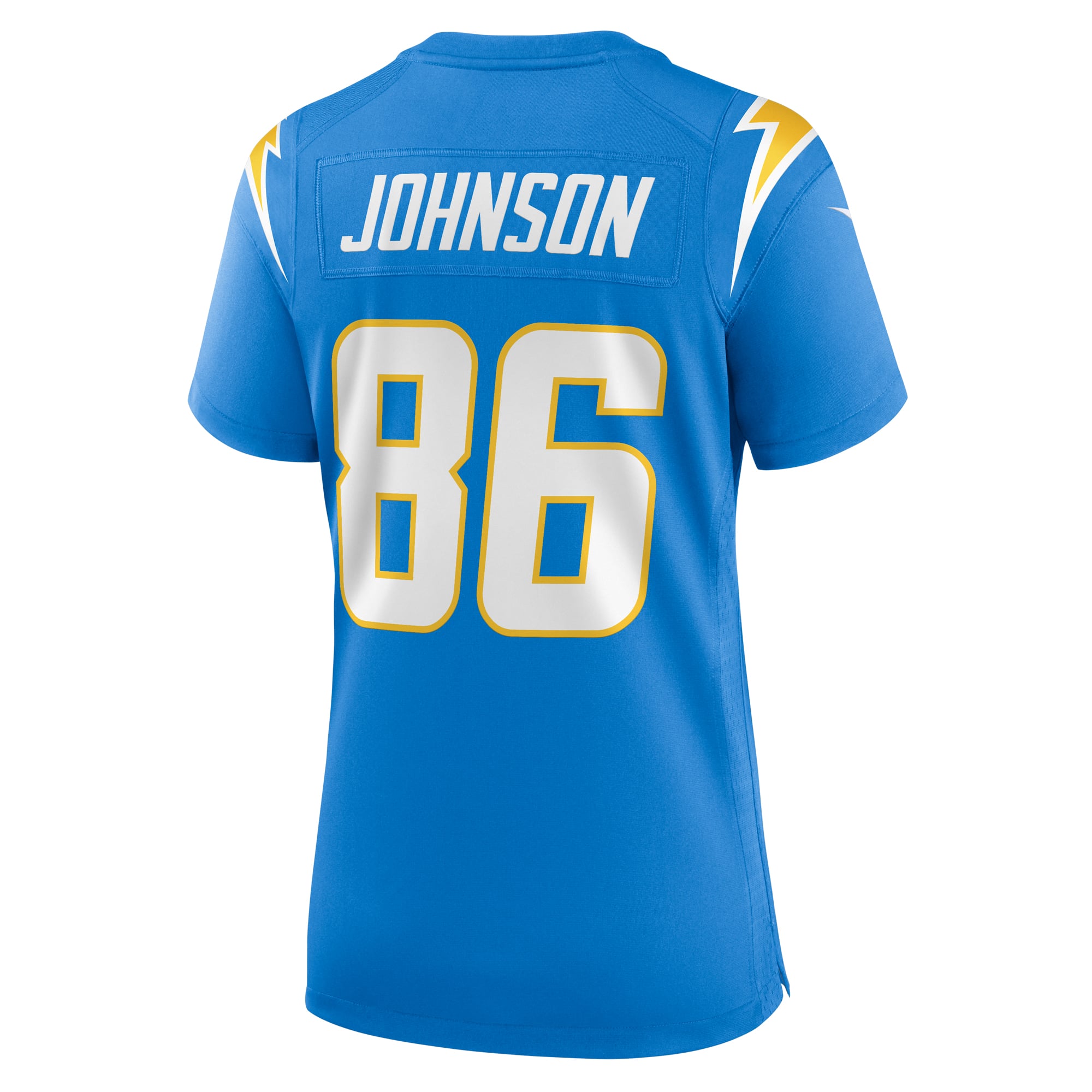 Cornelius Johnson Los Angeles Chargers Women's Game Jersey - Powder Blue - Image 4