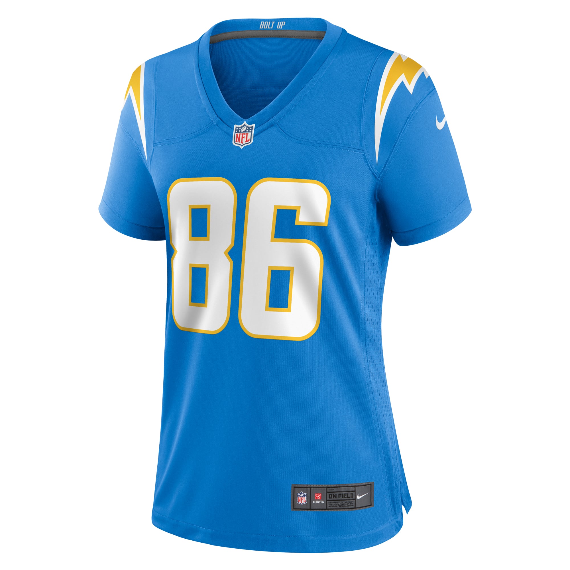 Cornelius Johnson Los Angeles Chargers Women's Game Jersey - Powder Blue - Image 3