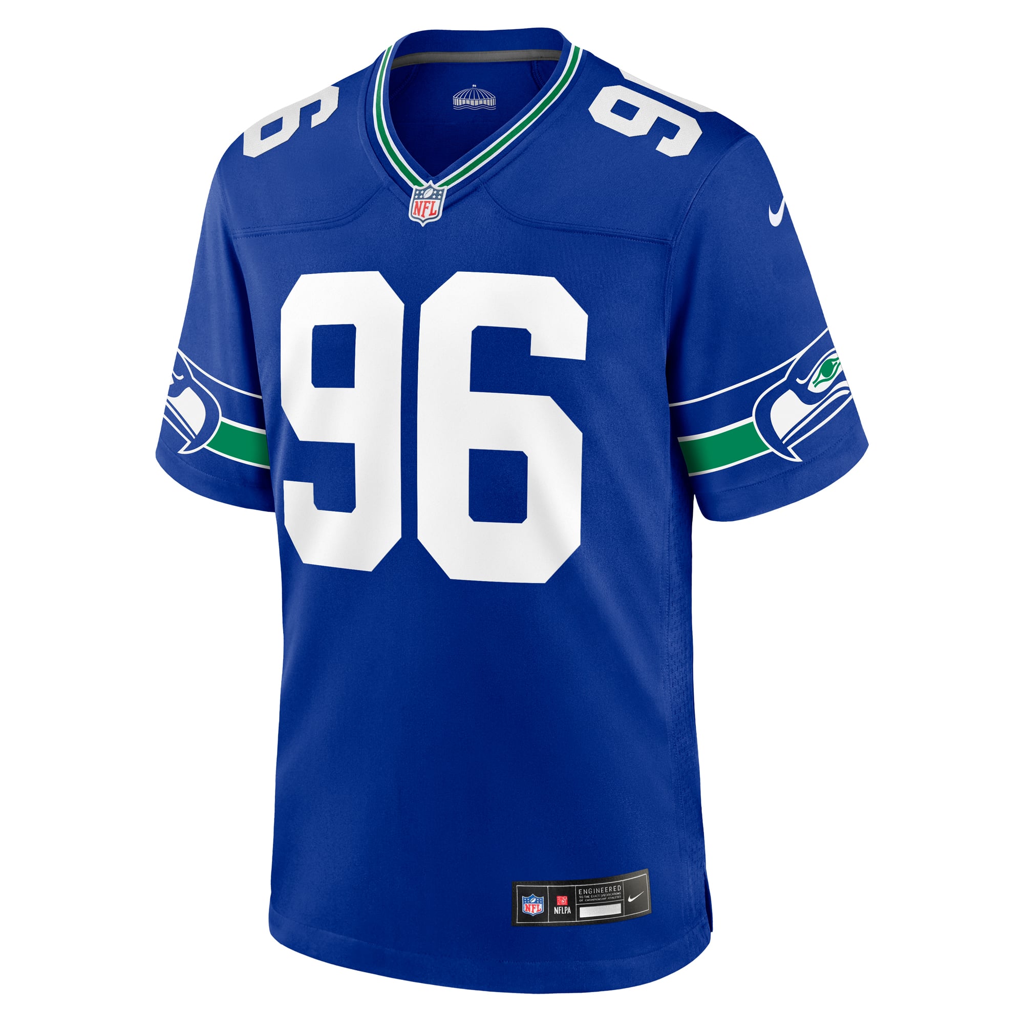 Cortez Kennedy Seattle Seahawks Retired Player Alternate Game Jersey - Royal - Image 3