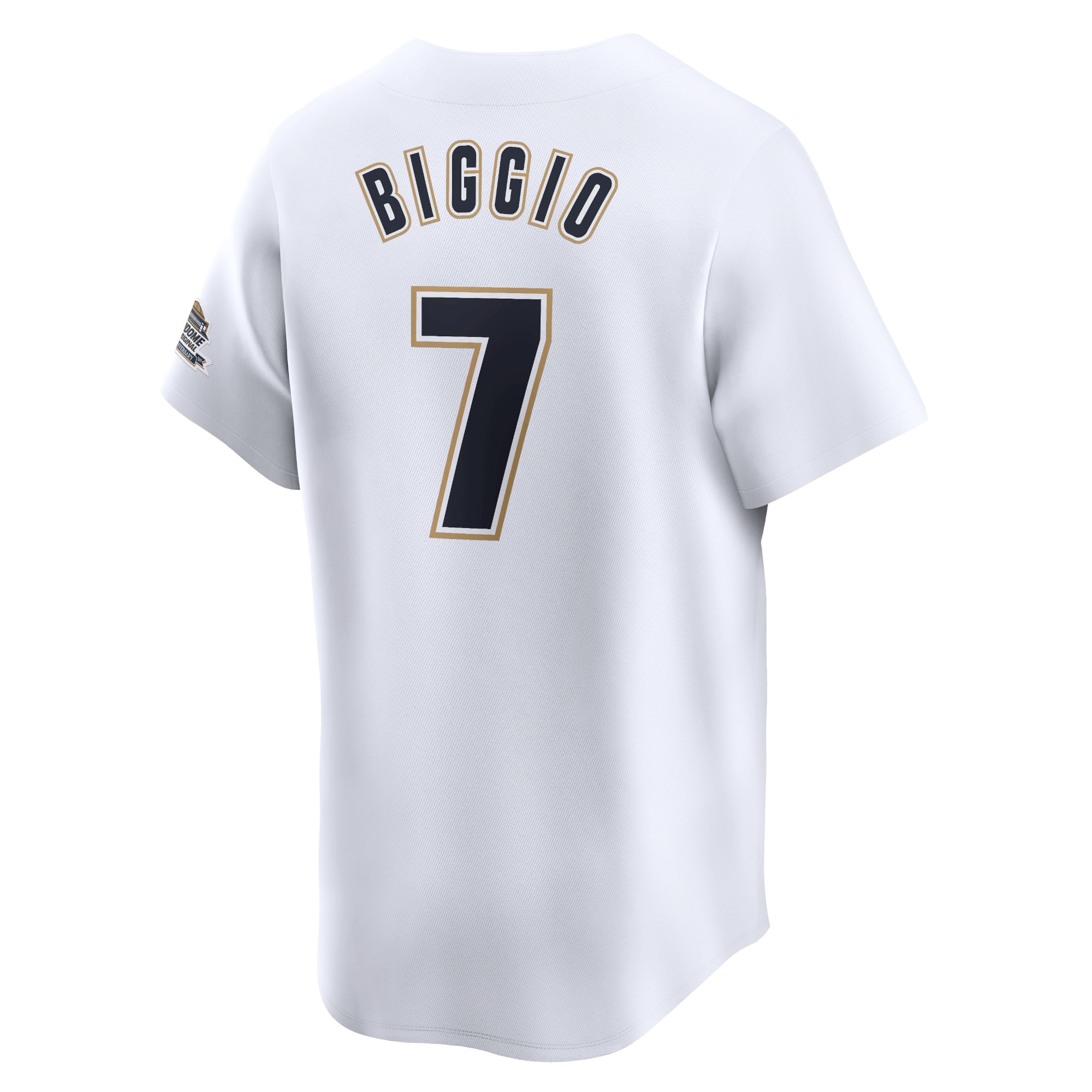 Craig Biggio Houston Astros Throwback Cooperstown Collection Limited Jersey - White - Image 4