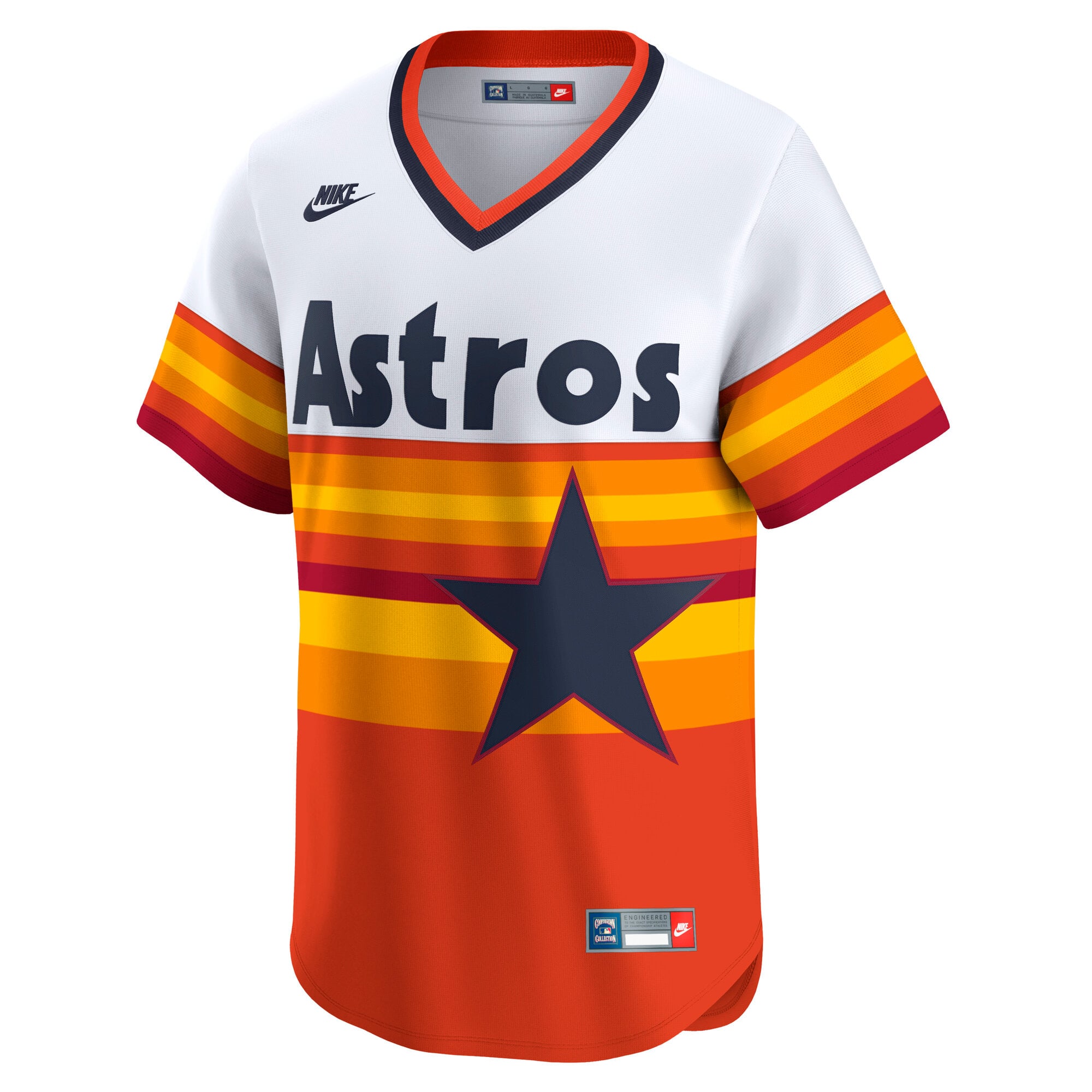 Craig Biggio Houston Astros Throwback Cooperstown Collection Limited Player Jersey - White - Image 3