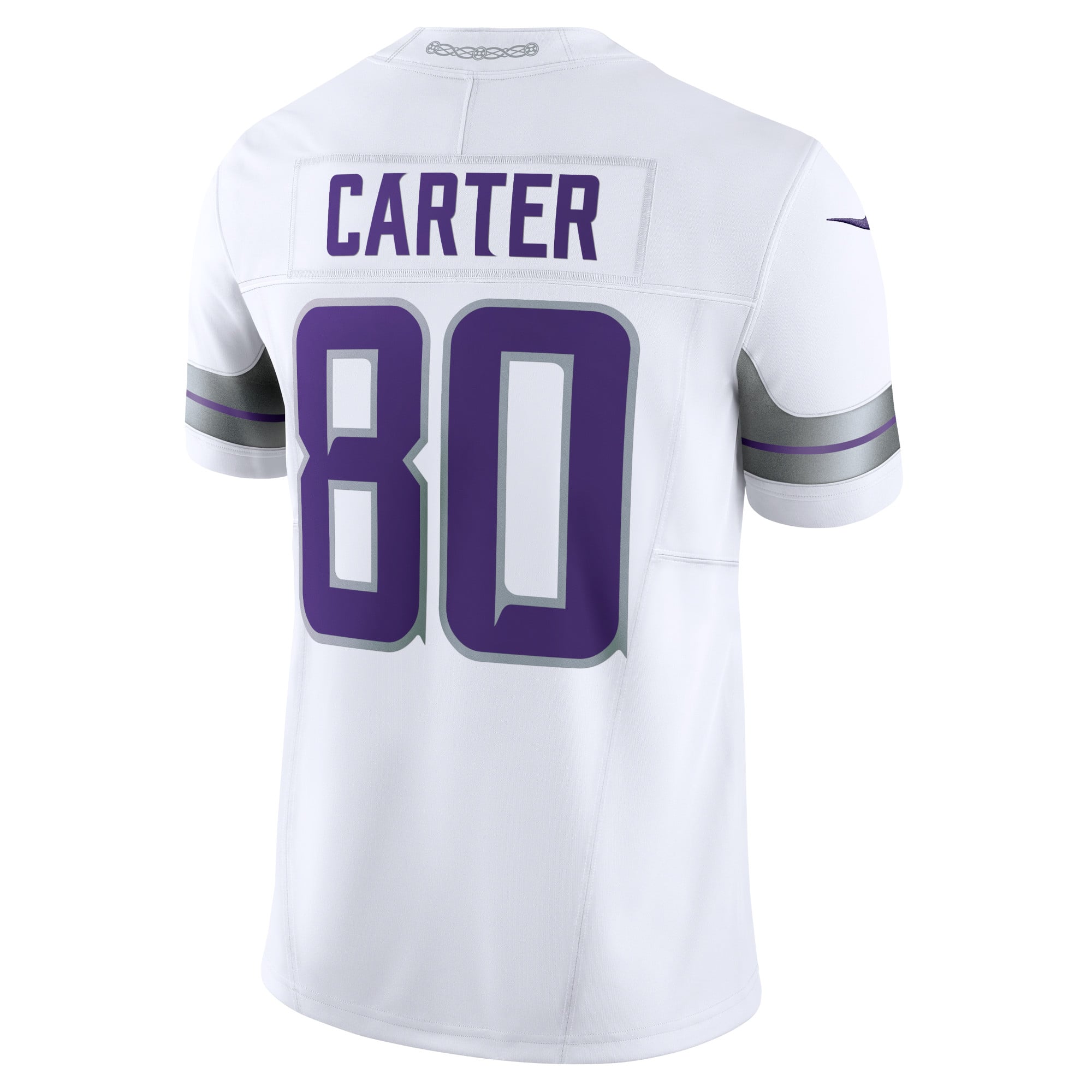 Cris Carter Minnesota Vikings Alternate Vapor F.U.S.E. Retired Player Limited Jersey - White - Image 4