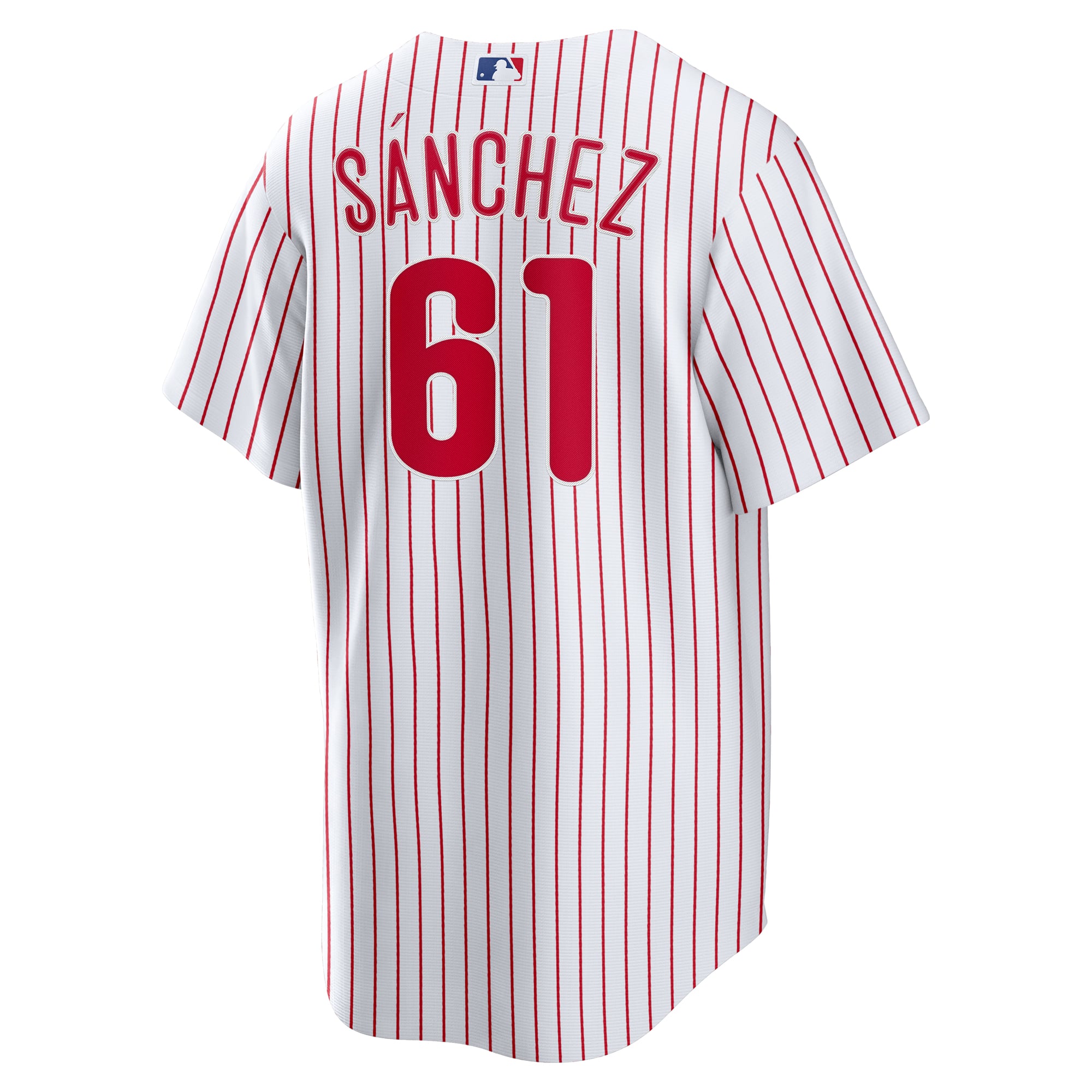 Cristopher Sanchez Philadelphia Phillies Home Jersey - White - Image 4