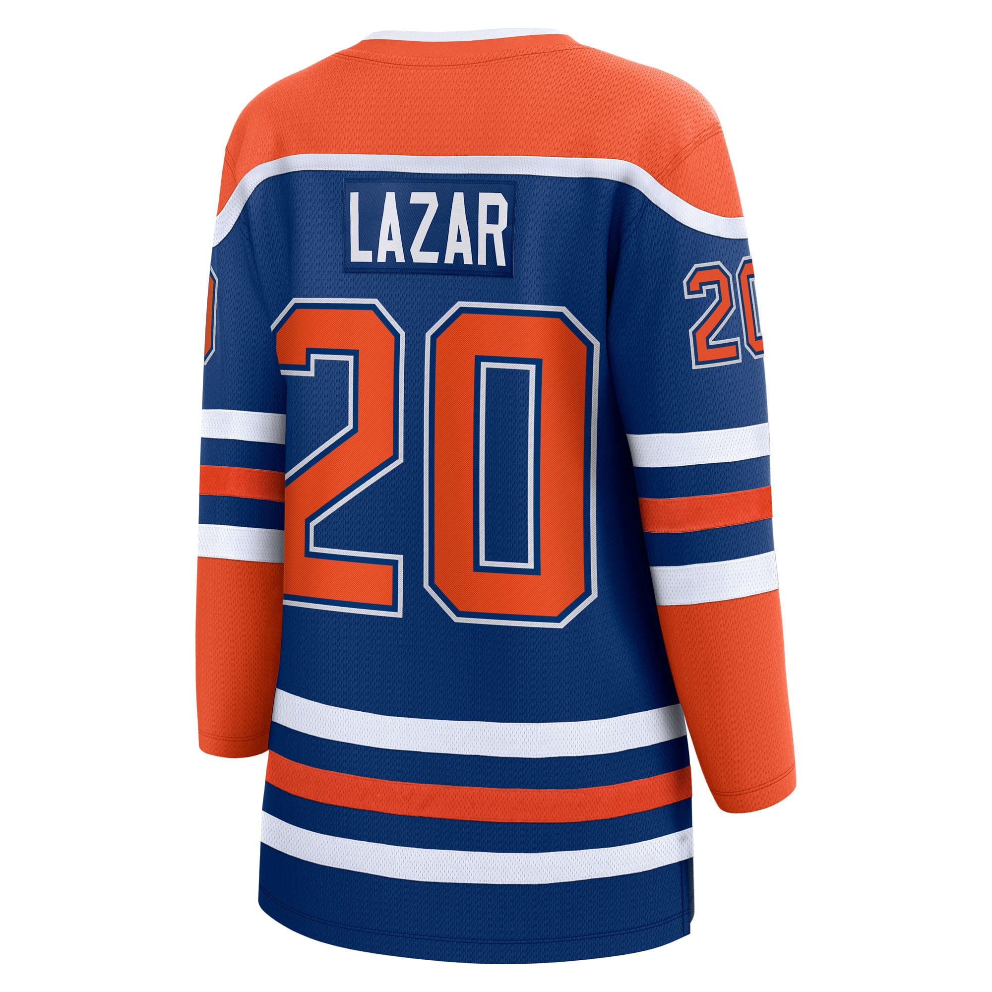 Curtis Lazar Edmonton Oilers Women's Home Breakaway Jersey - Royal - Image 4