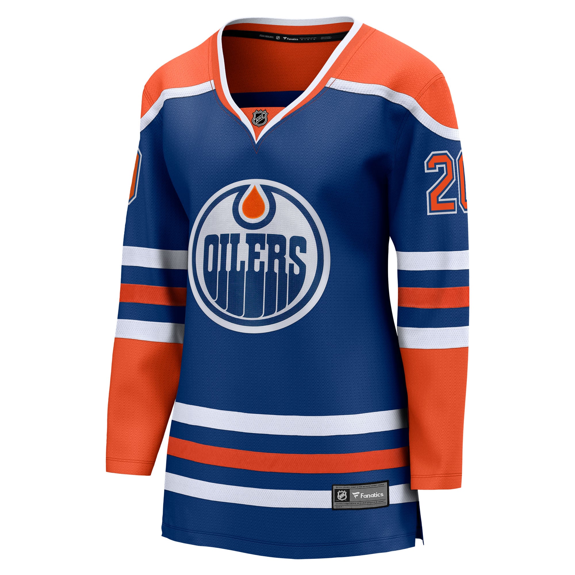 Curtis Lazar Edmonton Oilers Women's Home Breakaway Jersey - Royal - Image 3