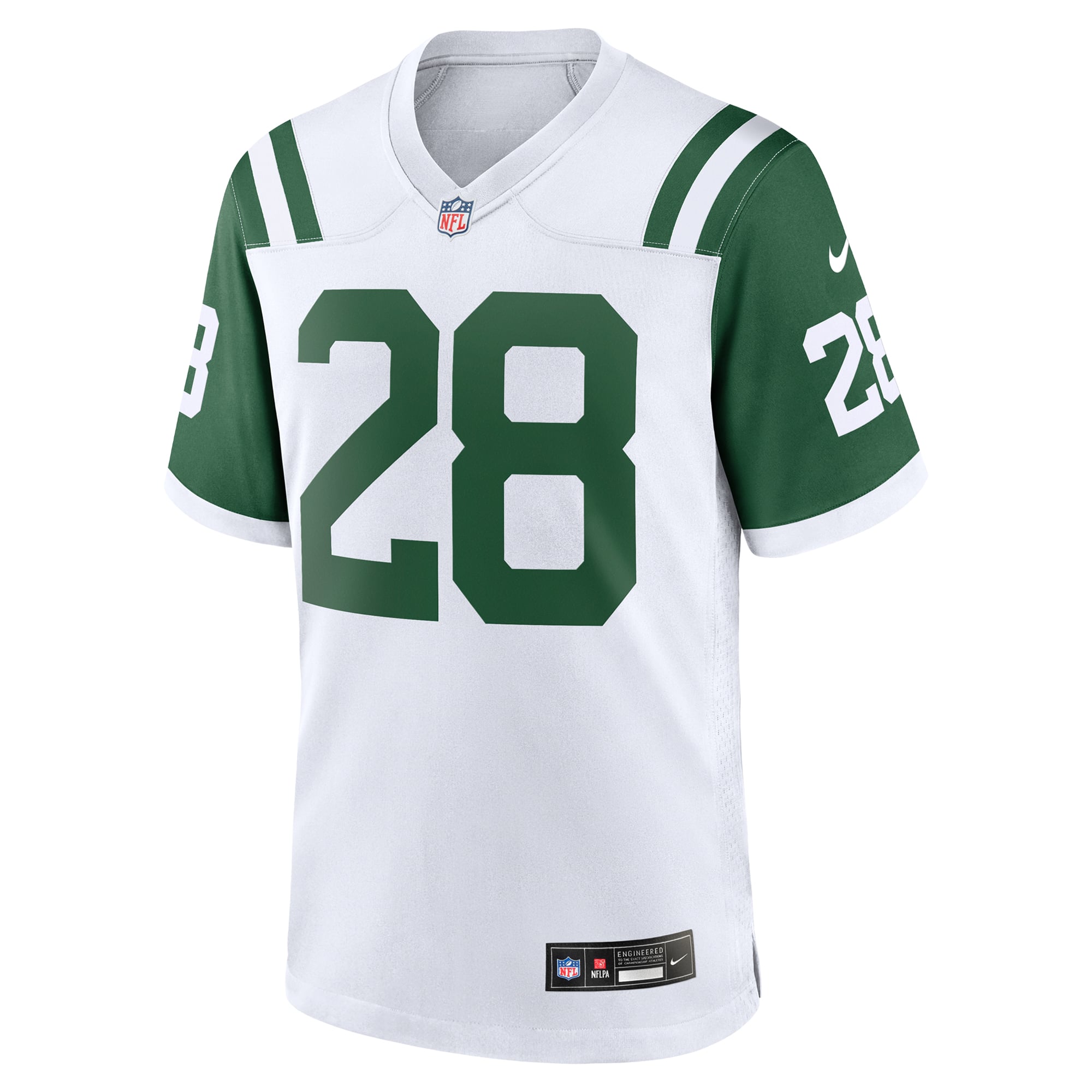 Curtis Martin New York Jets Retired Player Alternate Game Jersey - White - Image 3