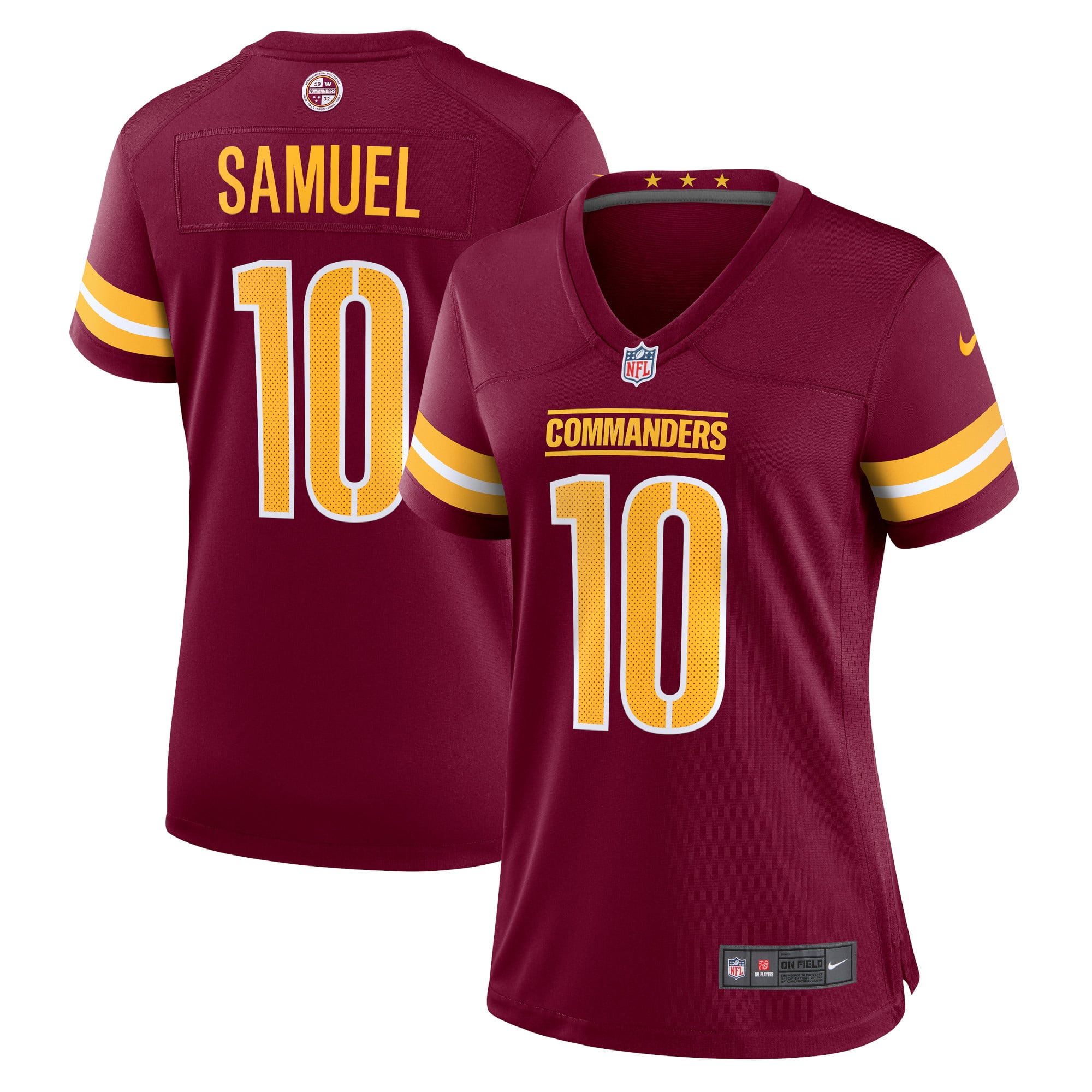 Curtis Samuel Washington Commanders Women's Player Jersey - Burgundy - Image 2