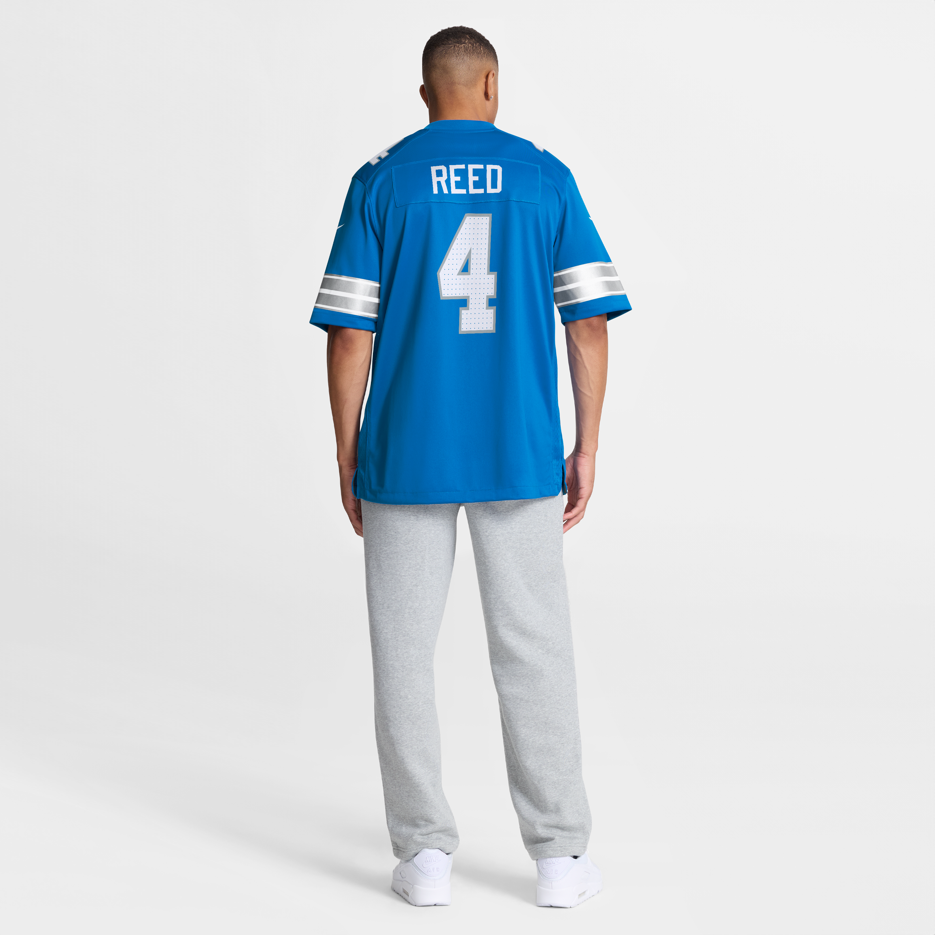 D.J. Reed Detroit Lions Team Game Jersey - Blue - Image 9