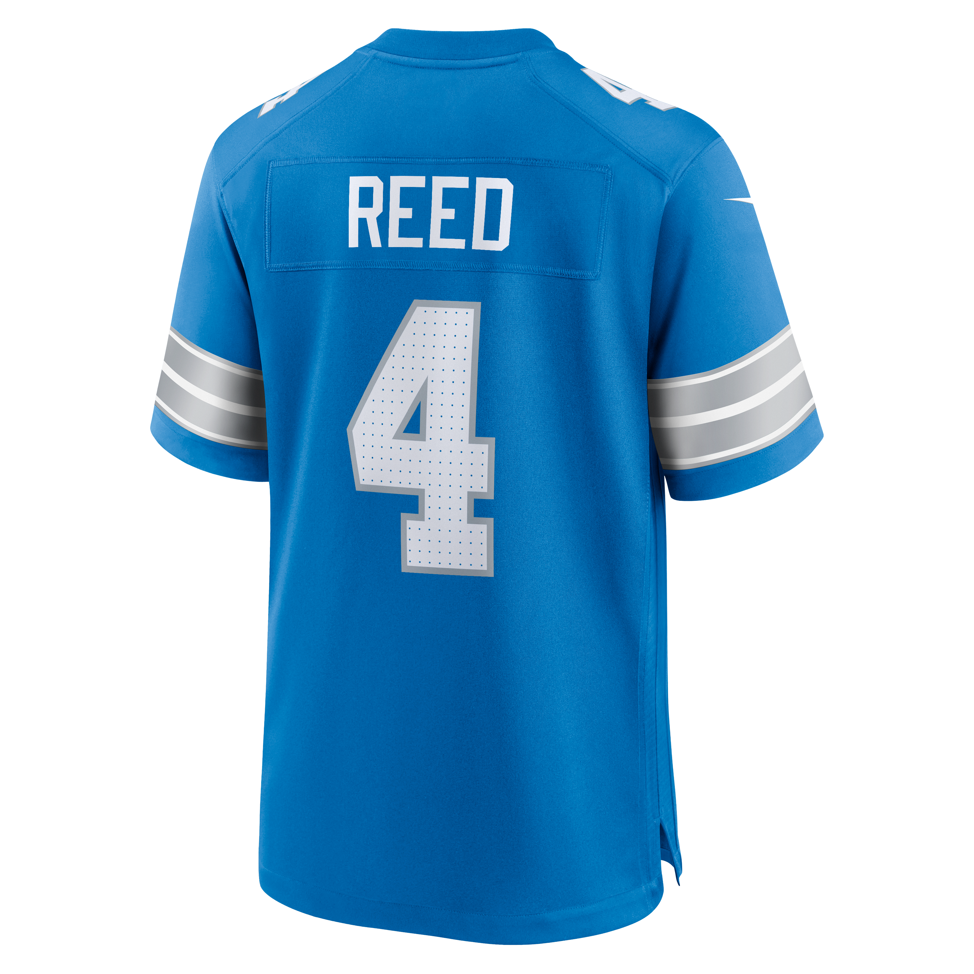 D.J. Reed Detroit Lions Team Game Jersey - Blue - Image 4