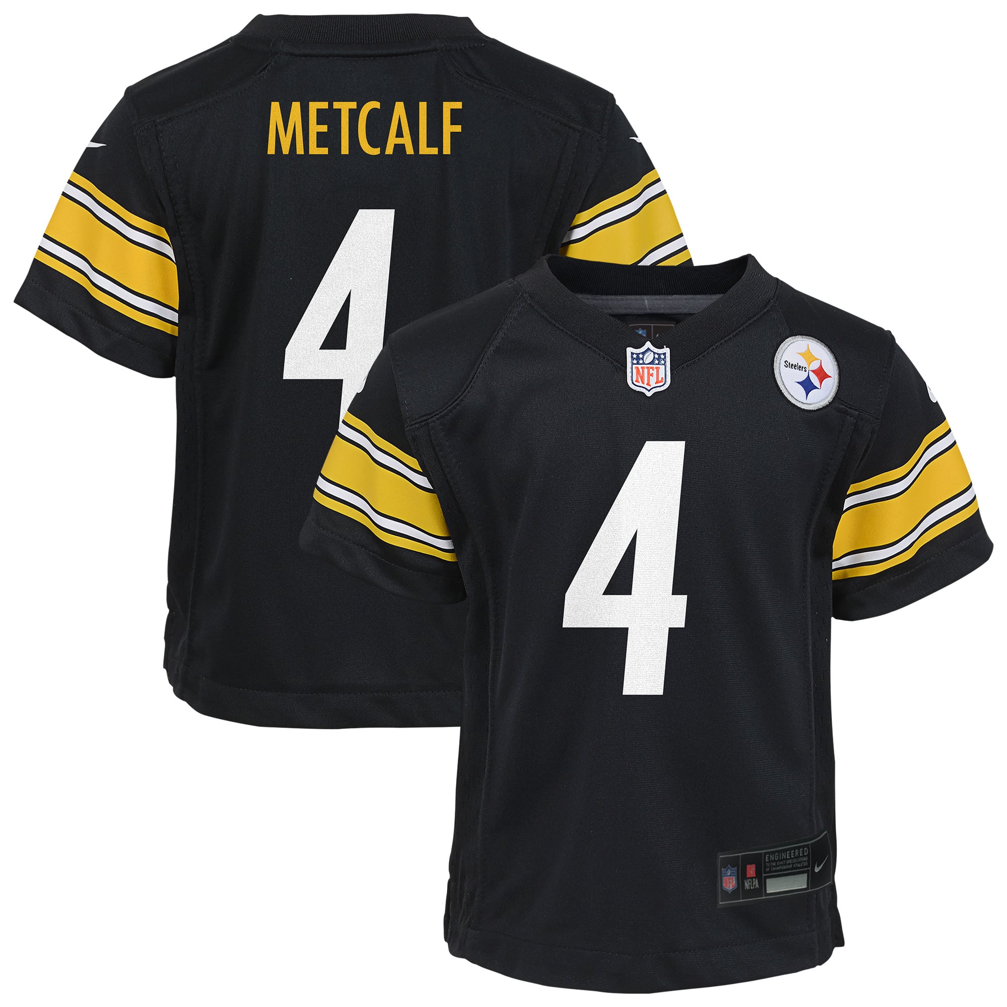 D.K. Metcalf Pittsburgh Steelers Infant Team Game Jersey - Black - Image 2