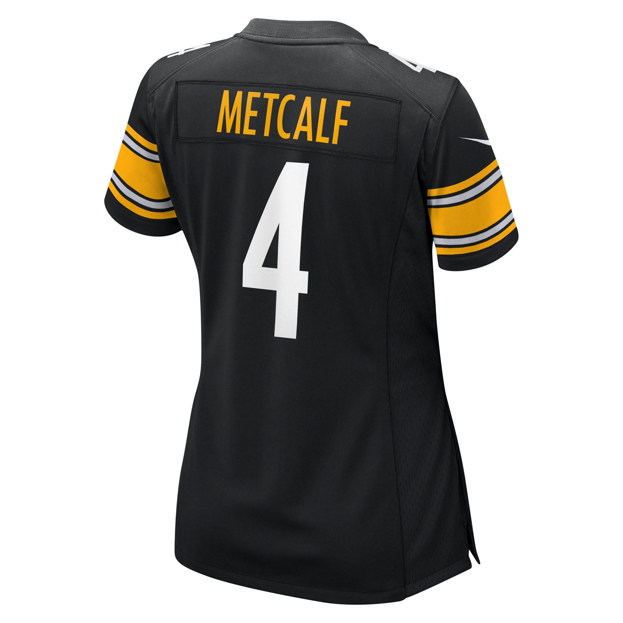 DK Metcalf Pittsburgh Steelers Women's Team Game Jersey - Black - Image 4