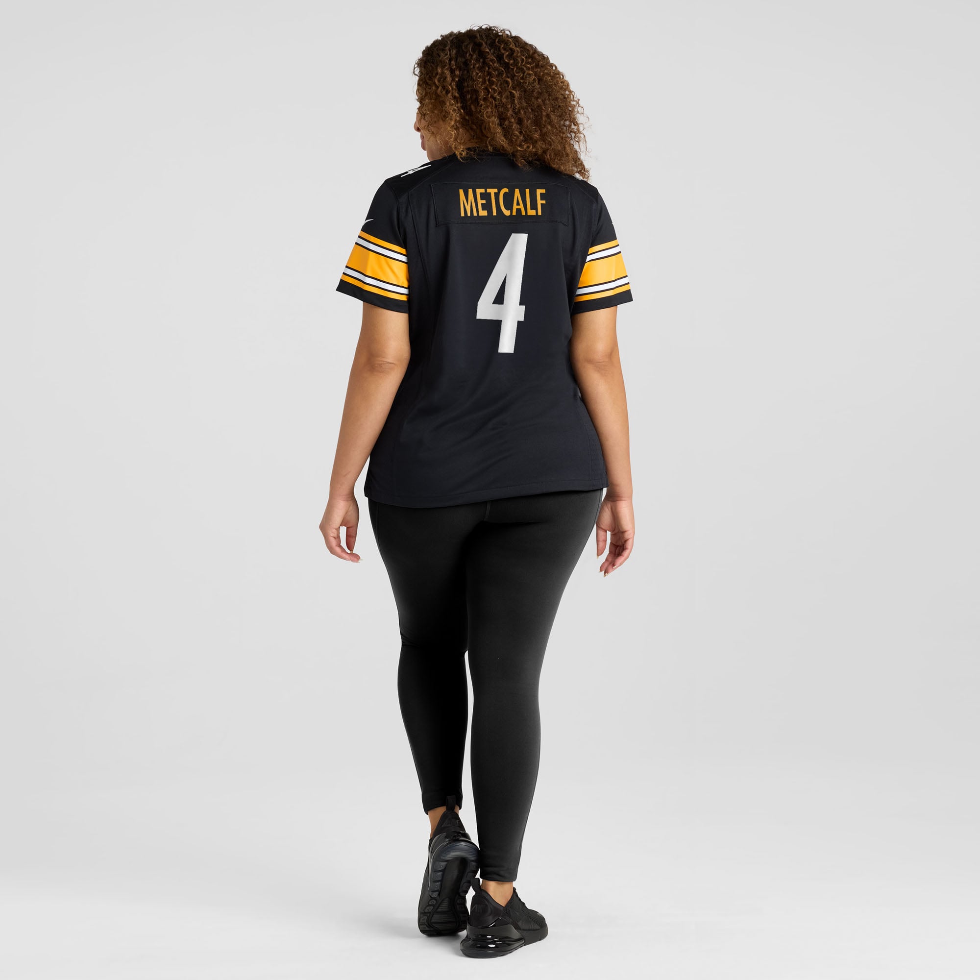 DK Metcalf Pittsburgh Steelers Women's Team Game Jersey - Black - Image 8