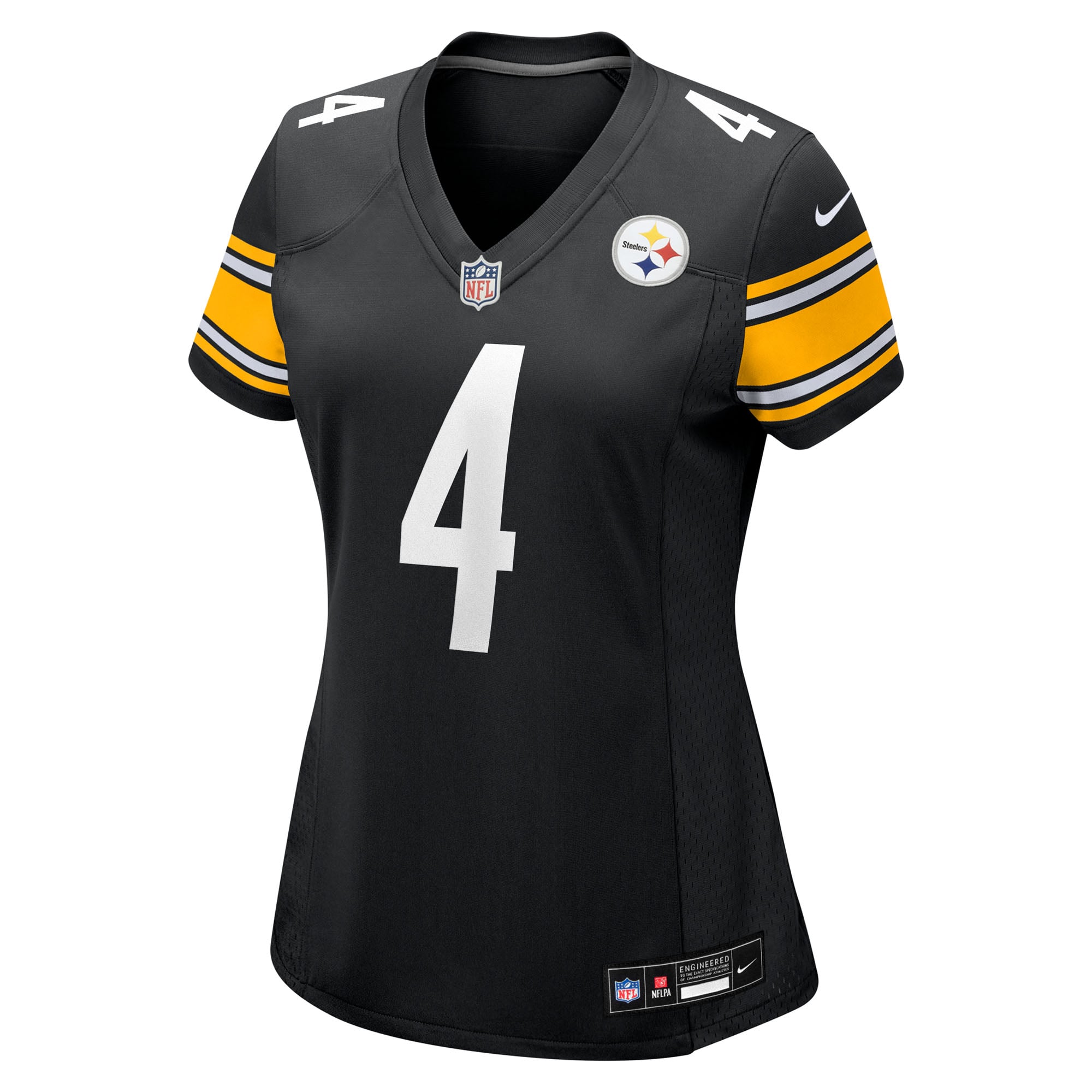 DK Metcalf Pittsburgh Steelers Women's Team Game Jersey - Black - Image 3