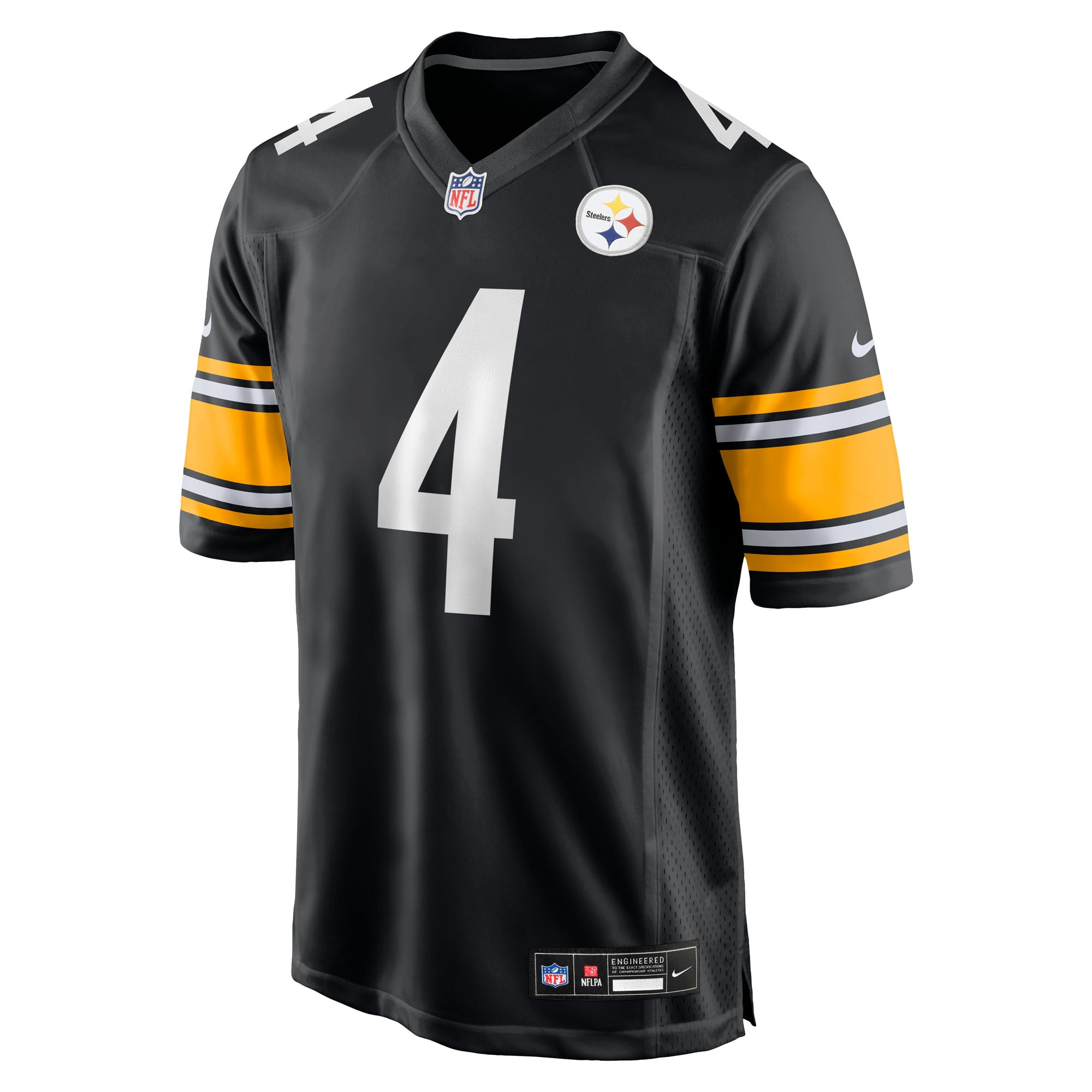 DK Metcalf Pittsburgh Steelers Youth Game Jersey - Black - Image 3