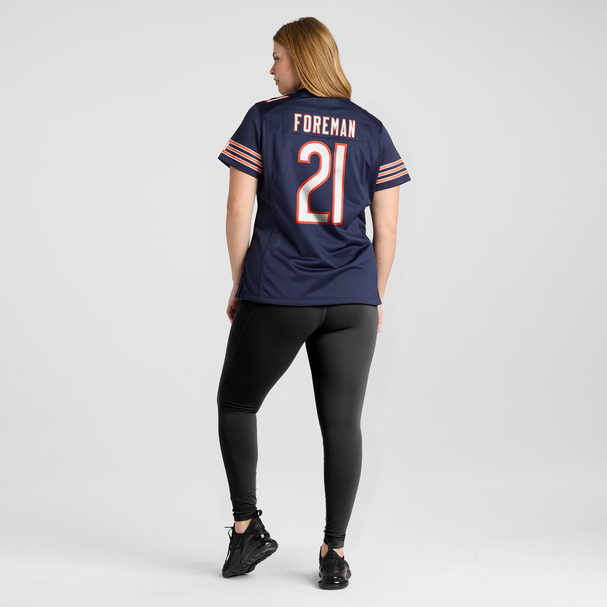 D'Onta Foreman Chicago Bears Women's Game Jersey - Navy - Image 8