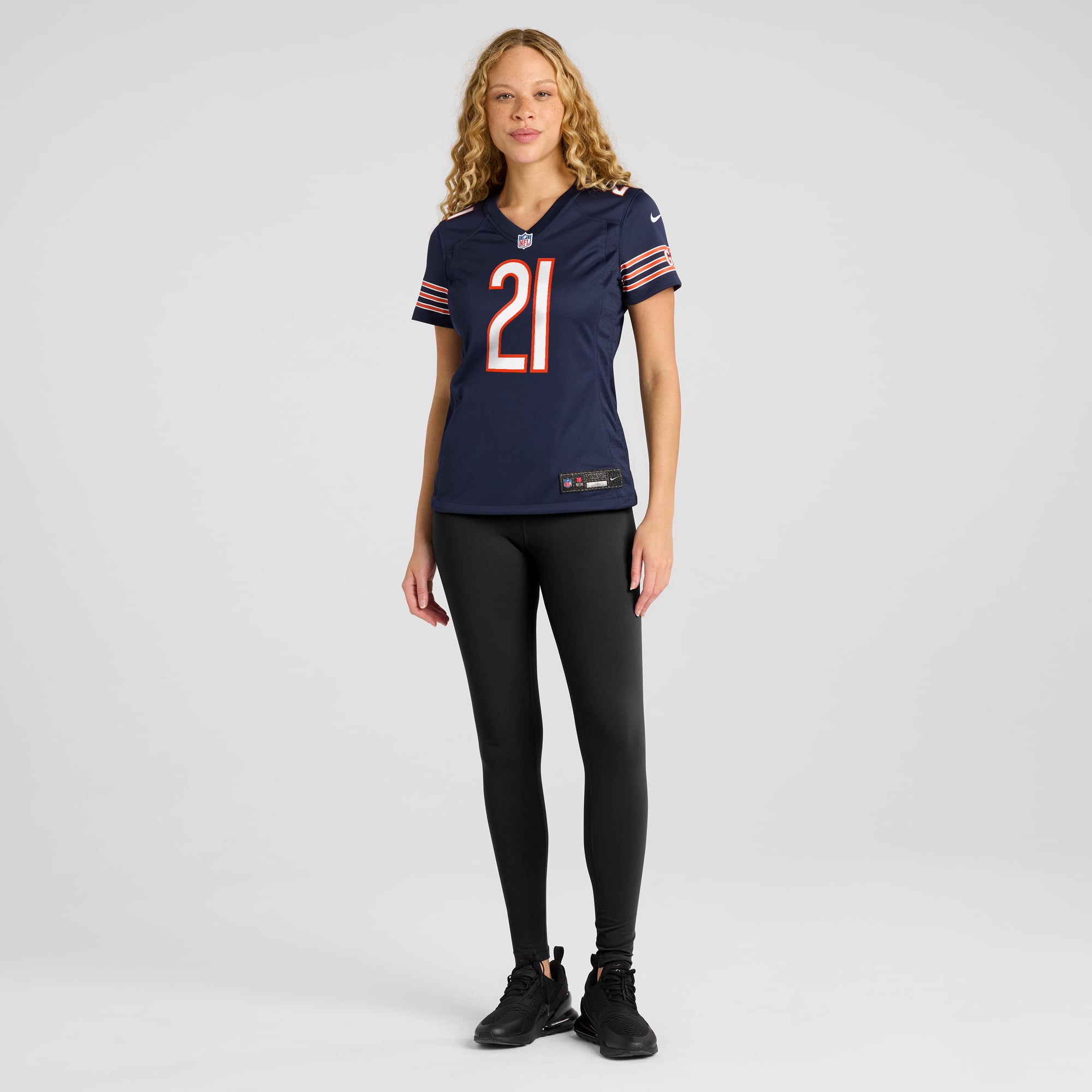 D'Onta Foreman Chicago Bears Women's Game Jersey - Navy - Image 5