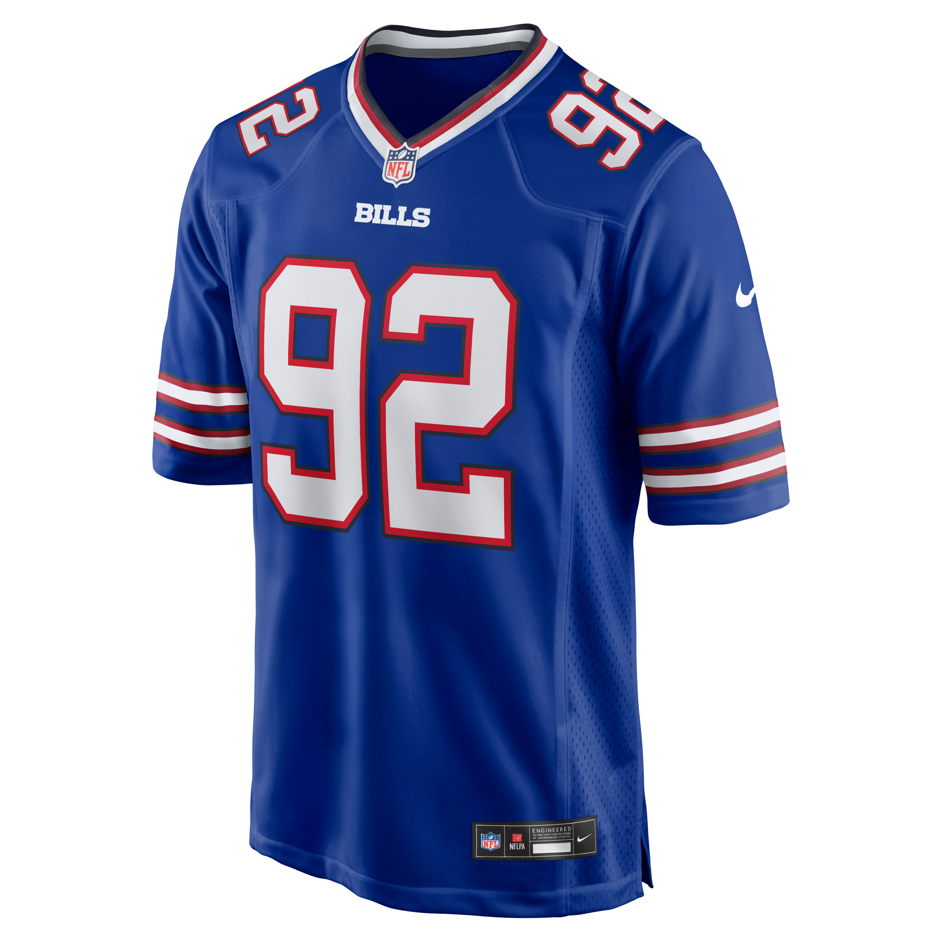 DaQuan Jones Buffalo Bills Game Player Jersey - Royal - Image 3