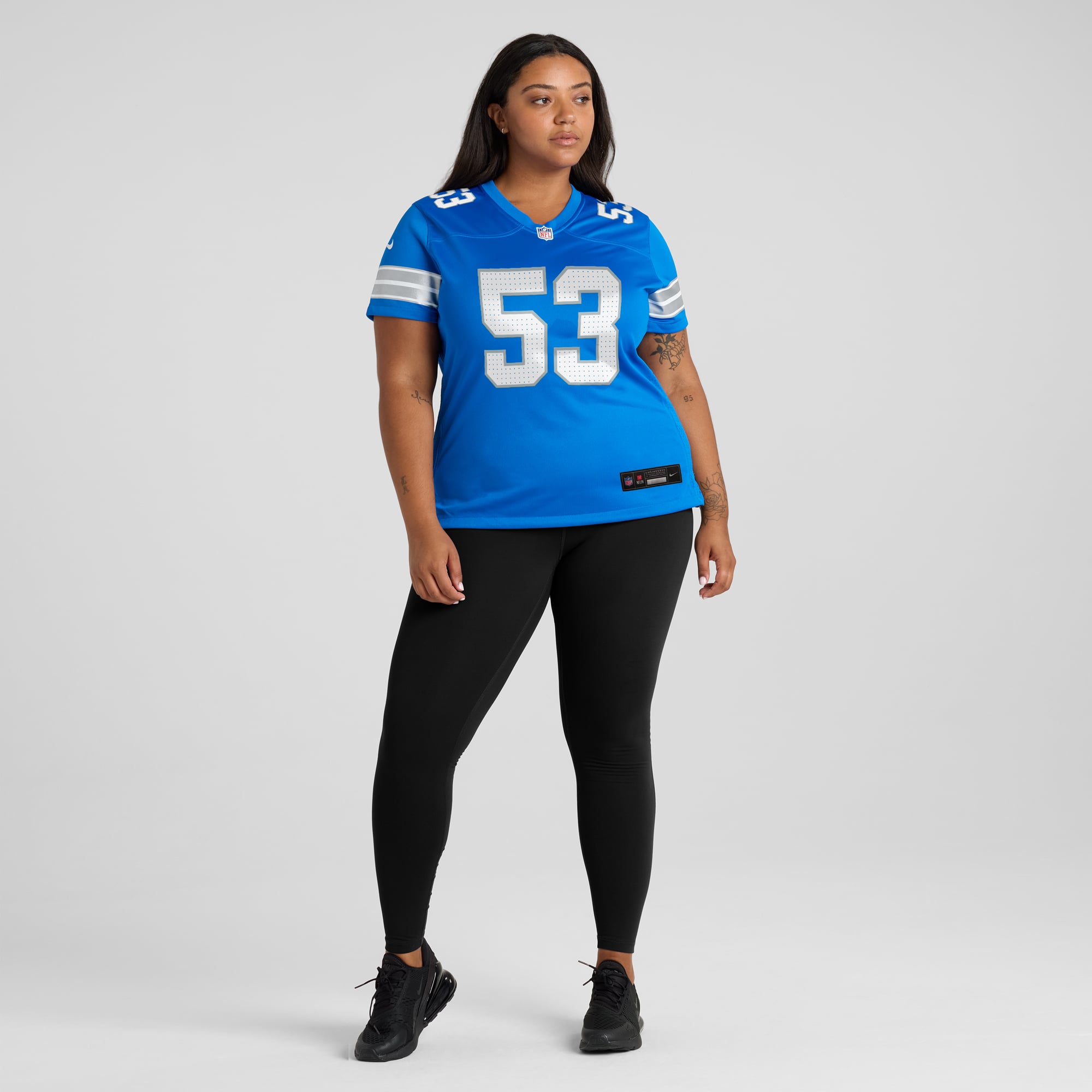 DaRon Gilbert Detroit Lions Women's Game Jersey - Blue - Image 7