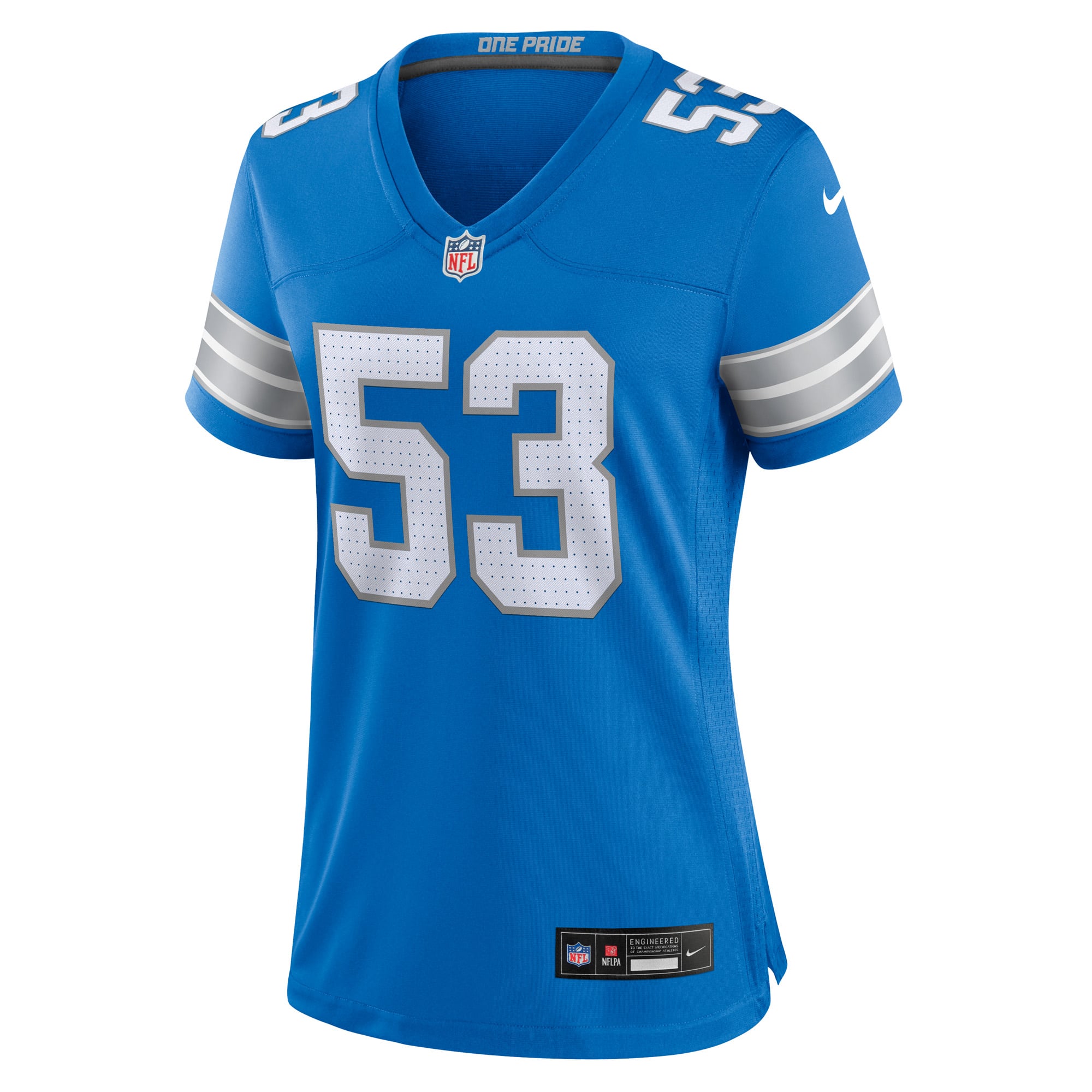 DaRon Gilbert Detroit Lions Women's Game Jersey - Blue - Image 3