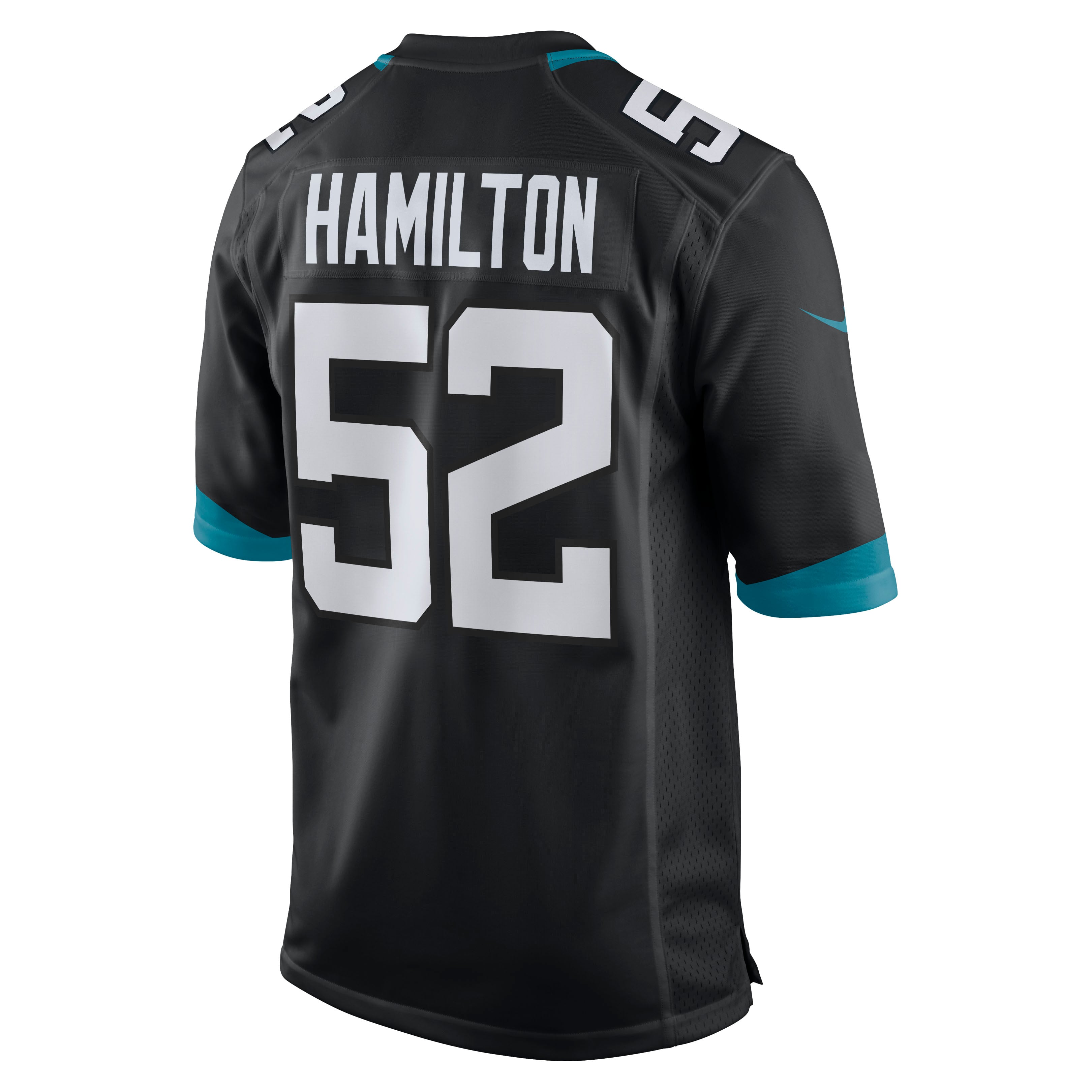 DaVon Hamilton Jacksonville Jaguars Game Jersey - Black - Image 4