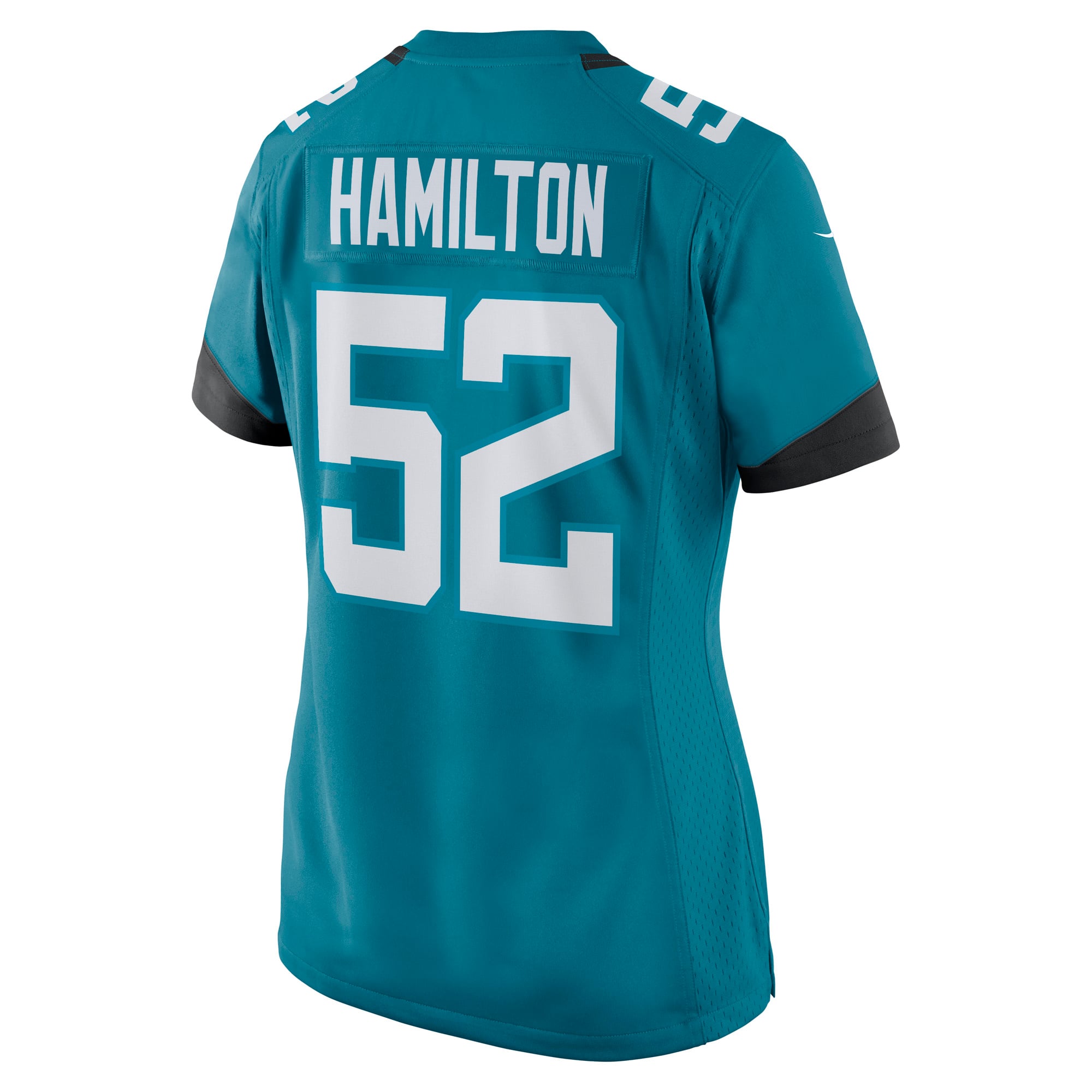 DaVon Hamilton Jacksonville Jaguars Women's Game Jersey - Teal - Image 4