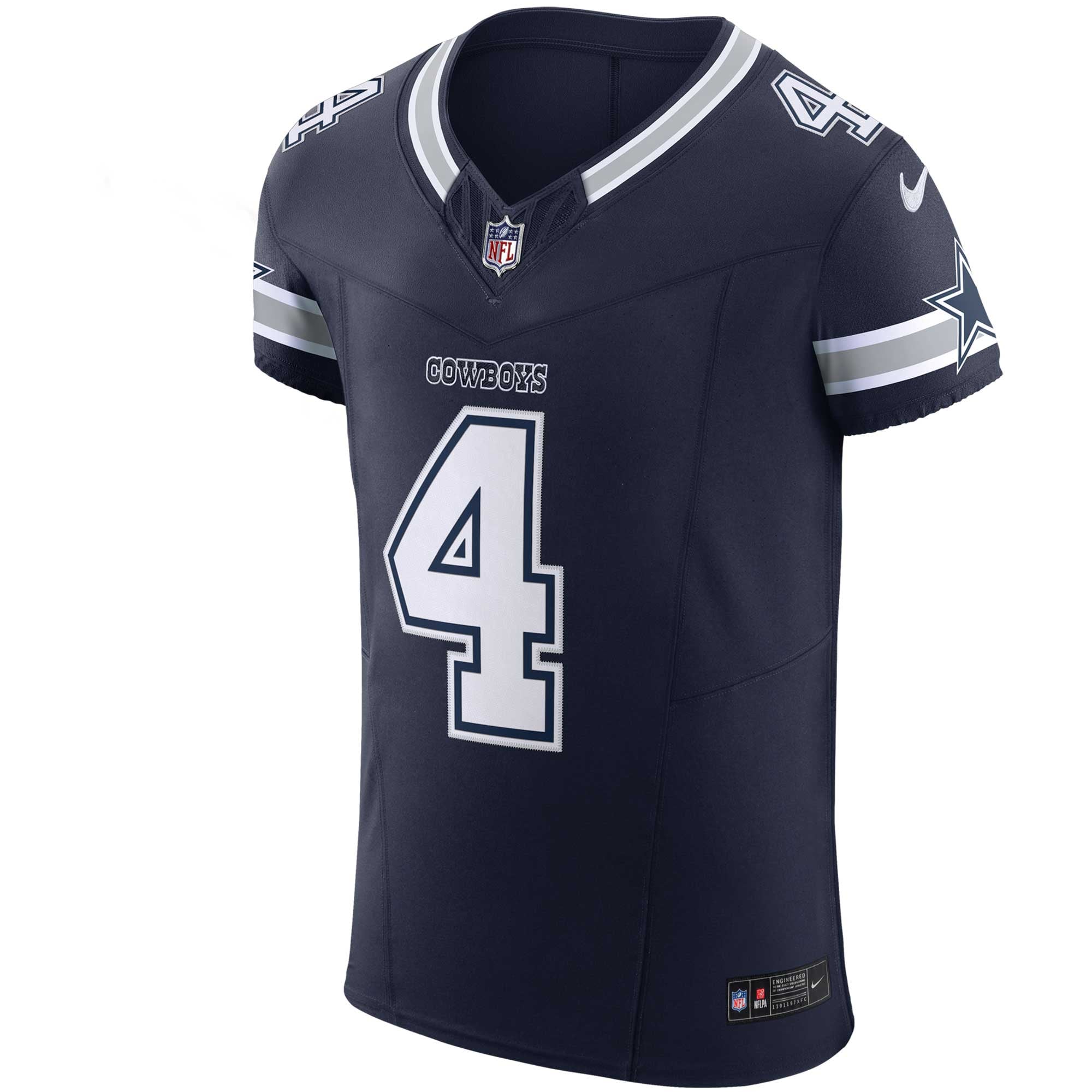 Dak Prescott Dallas Cowboys Team Vapor F.U.S.E. Elite Jersey - Navy - Image 3