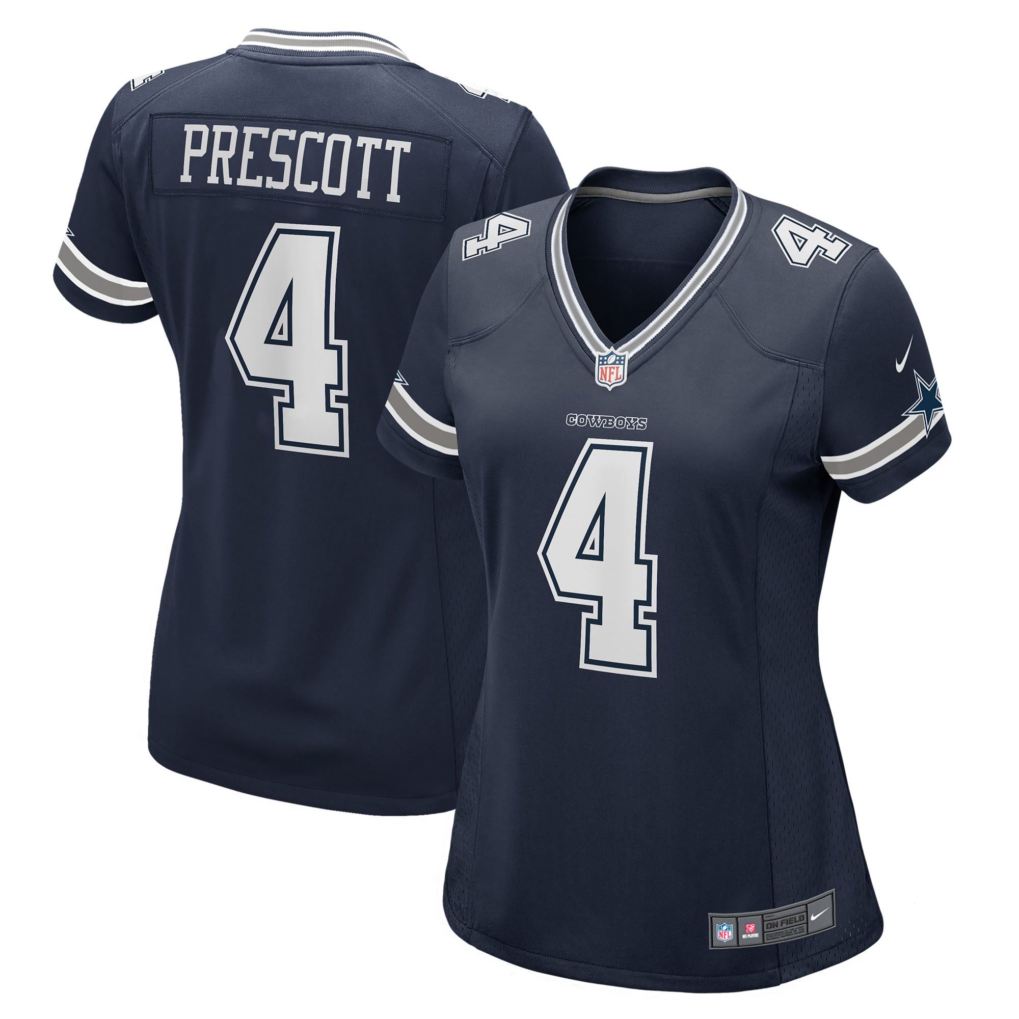 Dak Prescott Dallas Cowboys Women's Game Team Jersey - Navy - Image 2